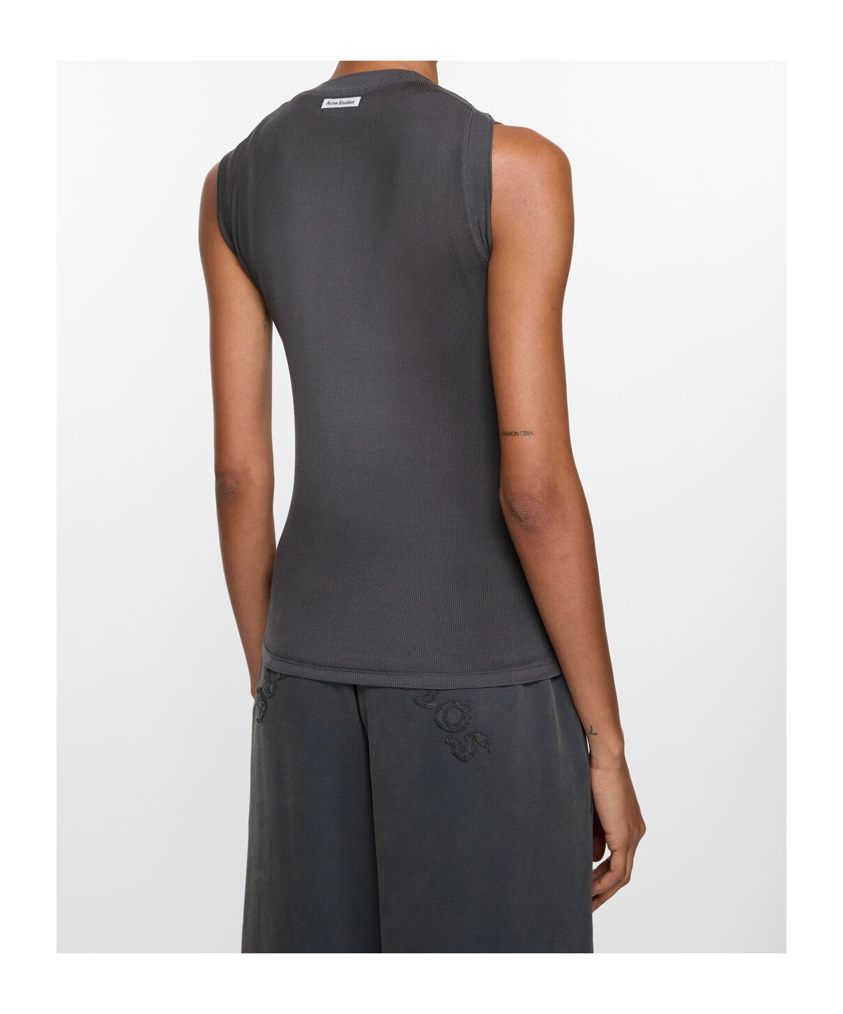 Acne Studios Sleeveless Vest In Black