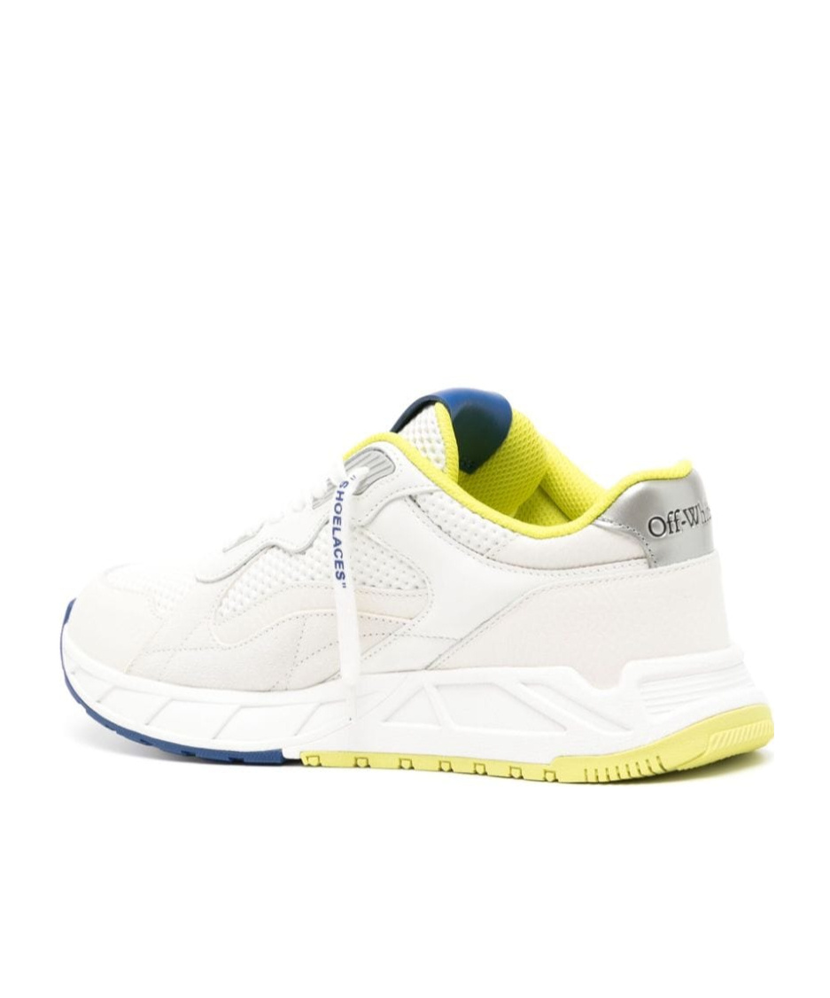 Off-white Kick Off Mesh Colorblock Runner Sneakers In White