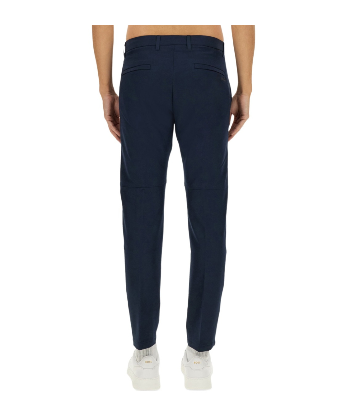 Hugo Boss Belt-loop Casual Pants In Black