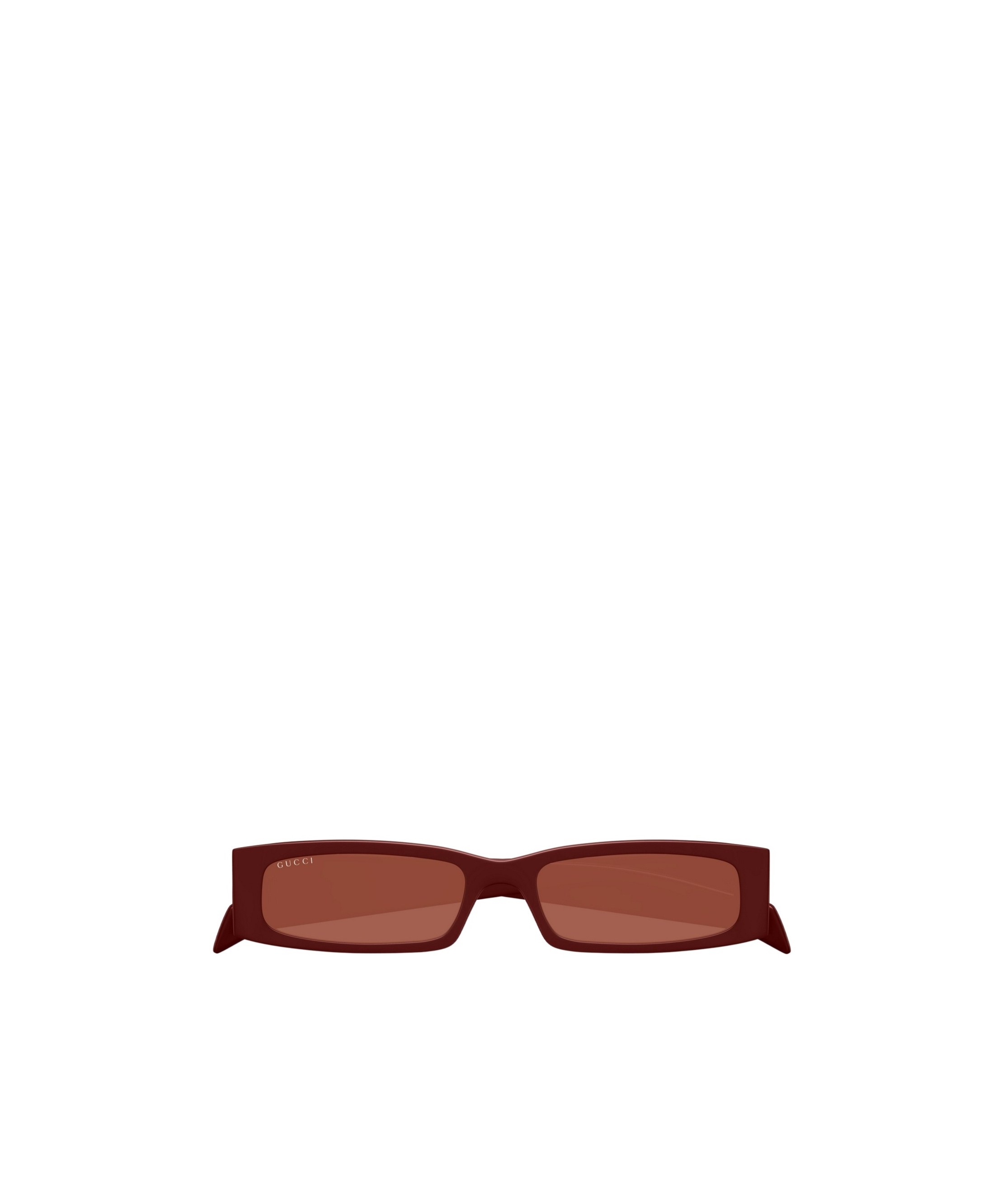 Gucci Acetate Sunglasses Frame Rectangular Lenses Tinted In Brown