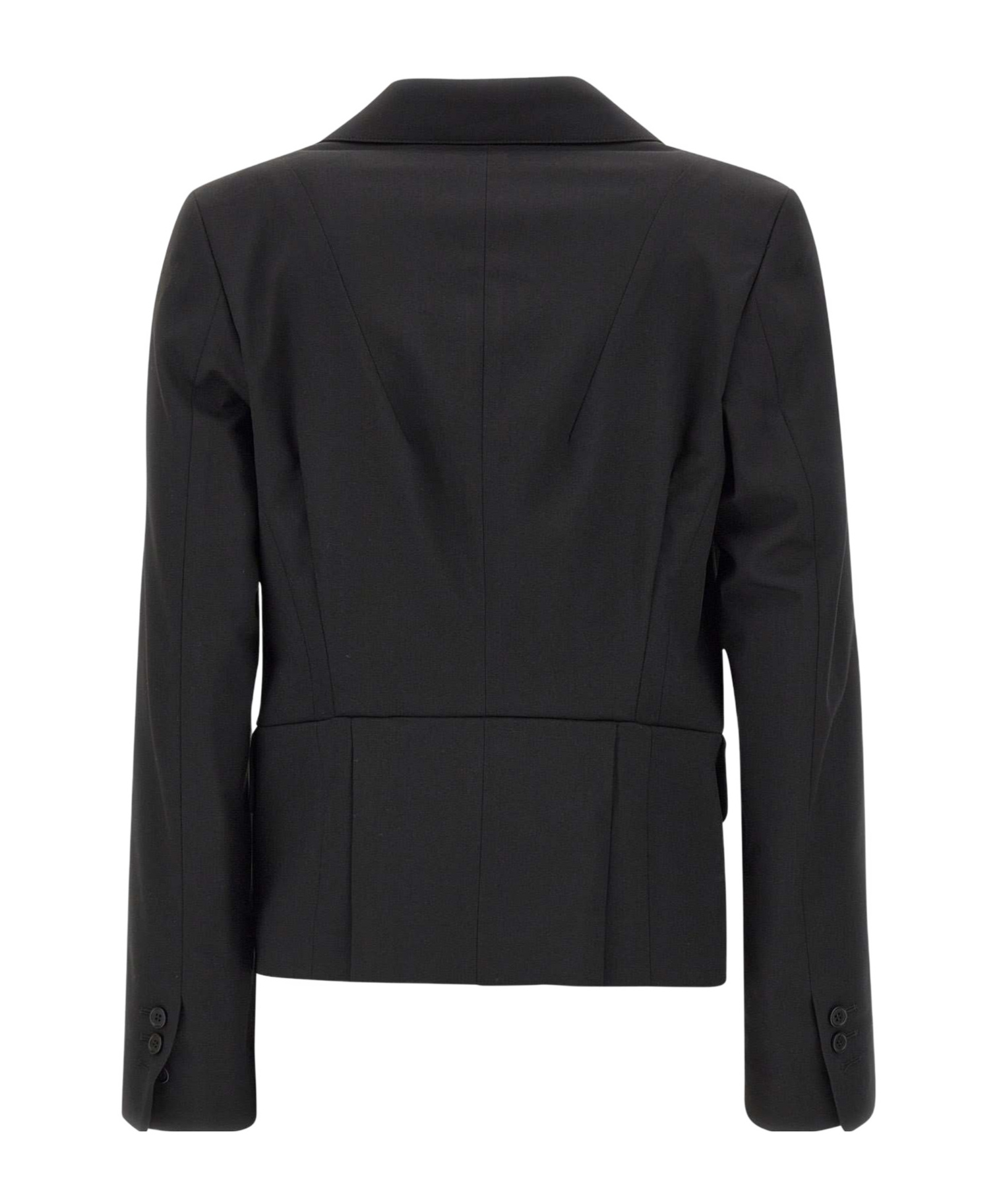 Mm6 Maison Margiela Single-breasted Blazer In Black
