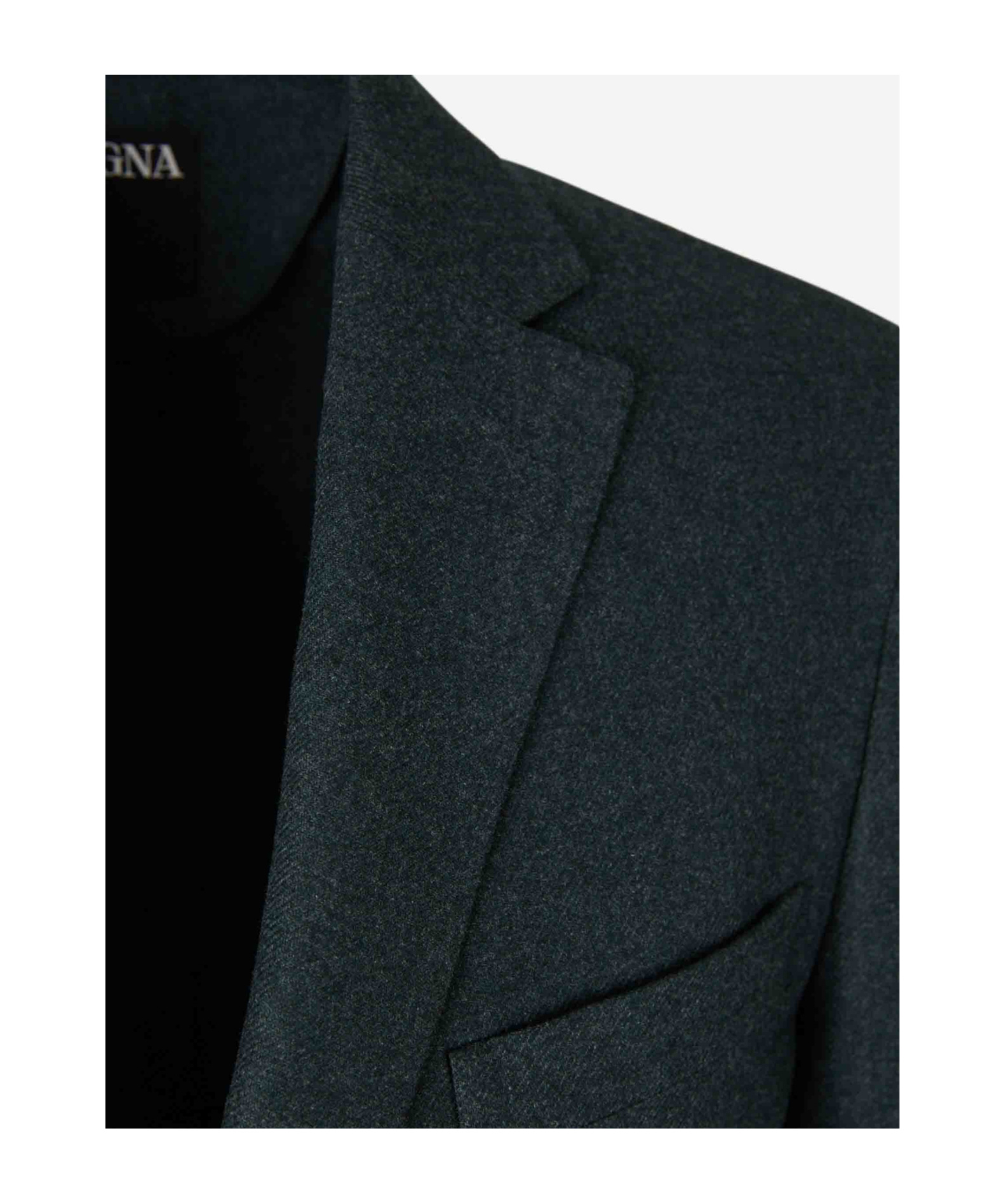 Zegna Single-breasted Suit Jacket In Gray