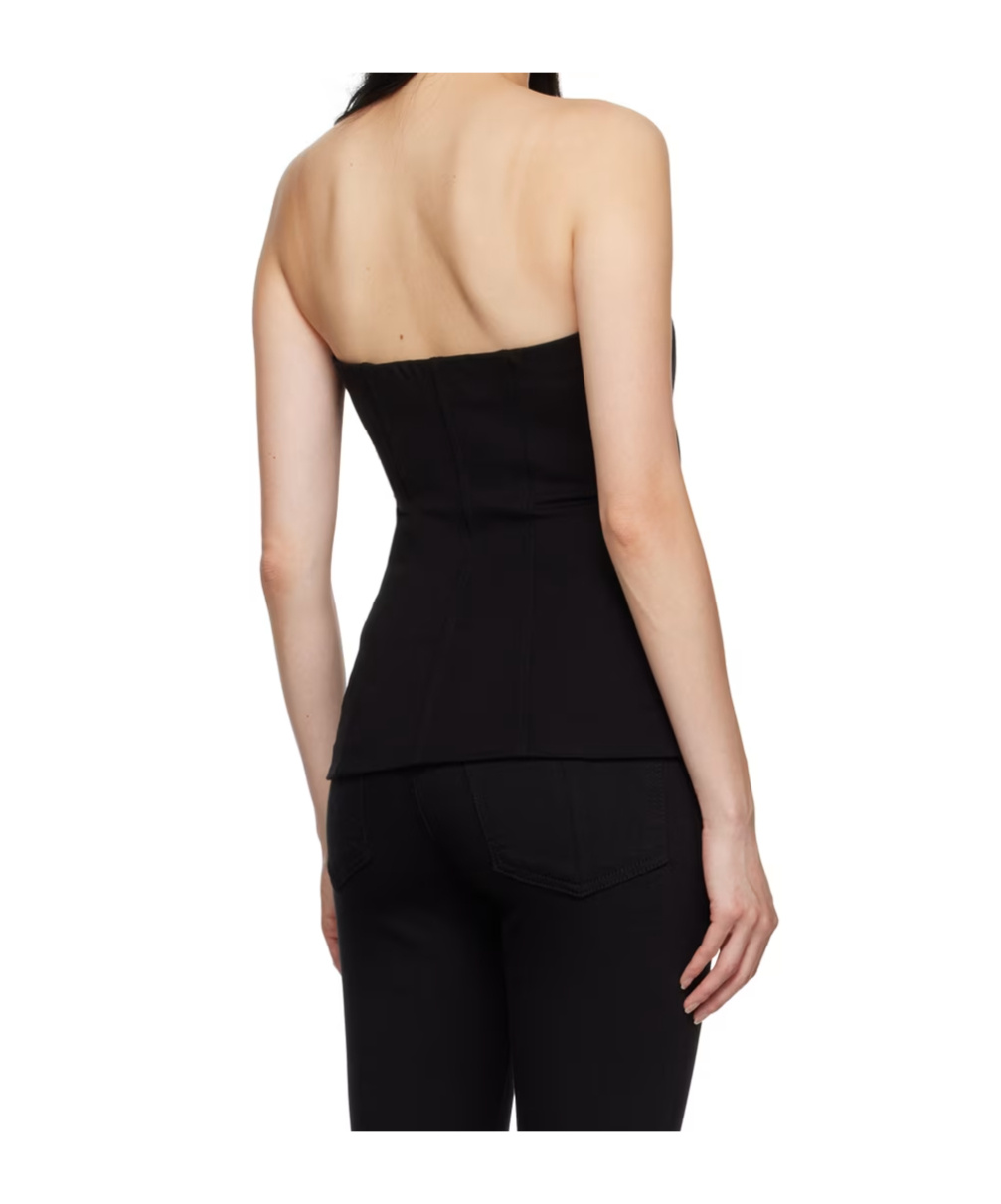 Shop Rag & Bone Front Zipper Vest In Black