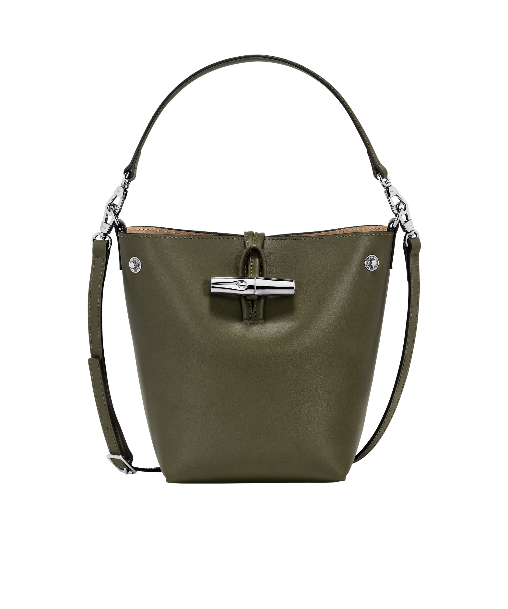 Longchamp Le Roseau Xs Bucket Bag In Brown