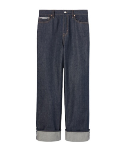 Gucci Denim Pants With  Selvedge In Blue