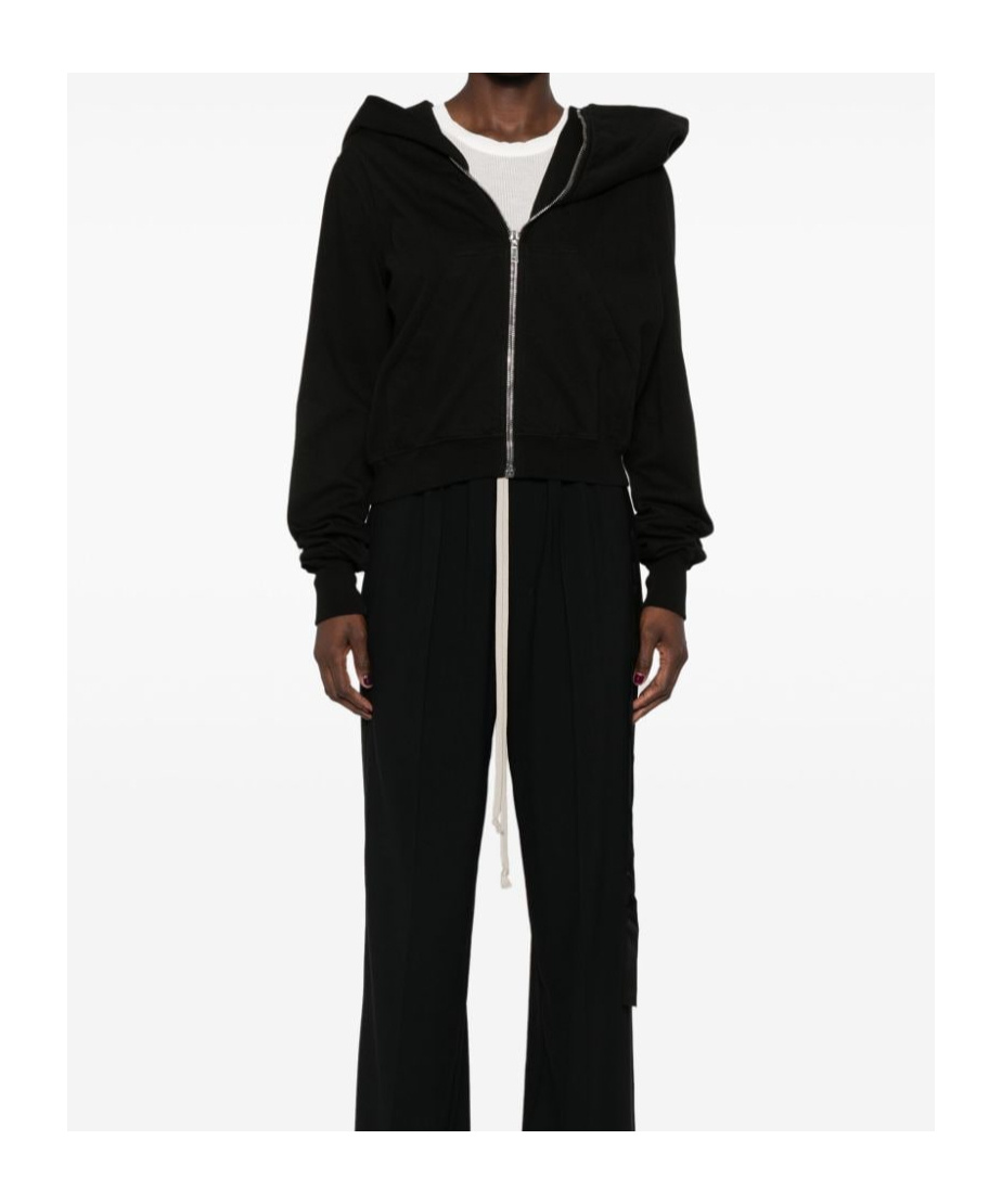 Rick Owens Drkshdw T-shirt Collage Gimp Hoodie In Black