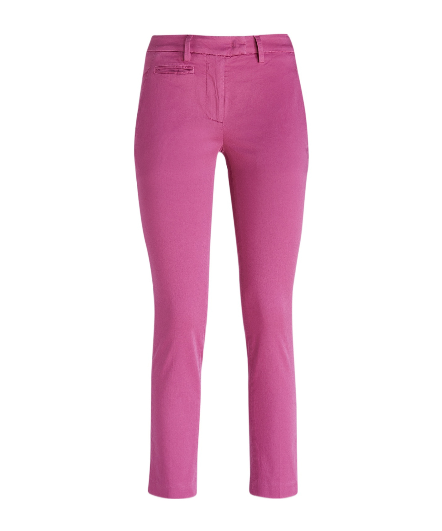 Dondup Cotton Trousers With Belt Loops And Pockets In Pink