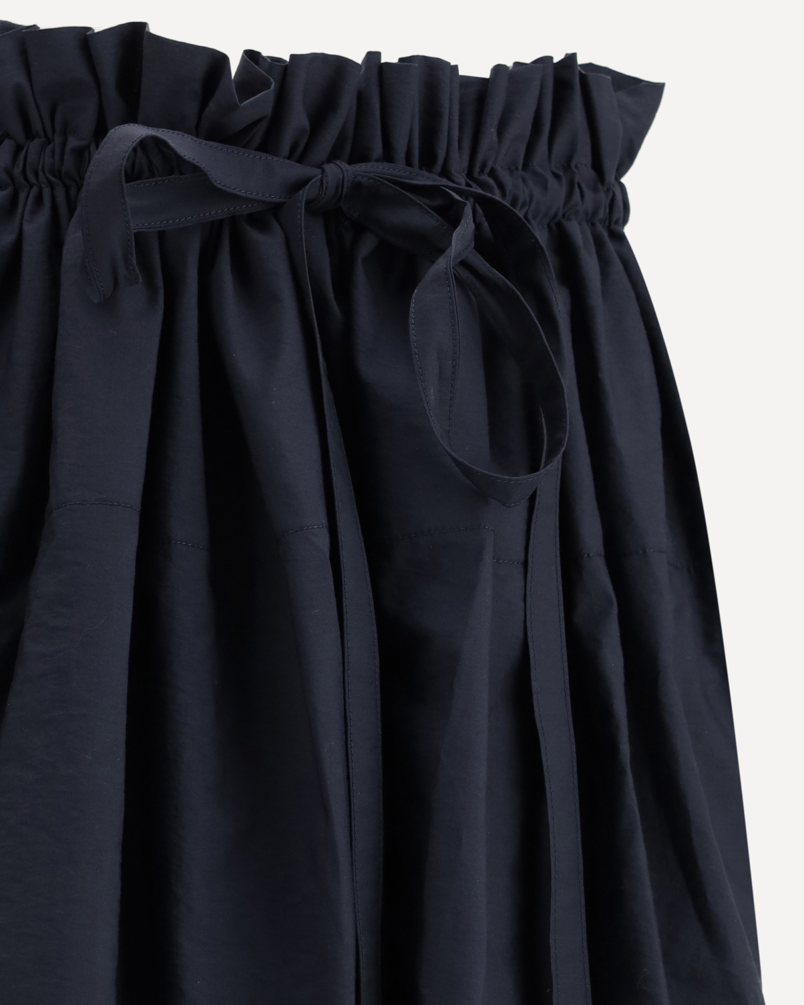 Fabiana Filippi Midi Skirt Tailored Elasticated Waistband In Black