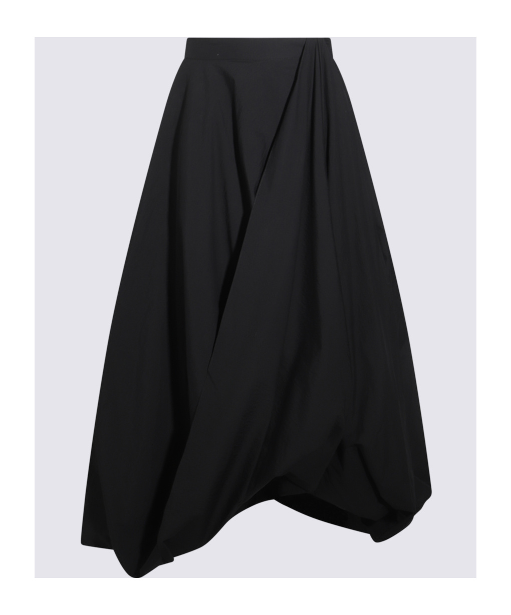 Brunello Cucinelli Asymmetrical Skirt In Black