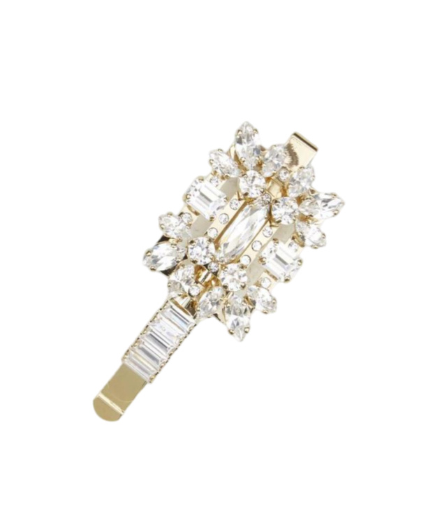 Roger Vivier Broche Vivier Buckle Hair Clip In Gold