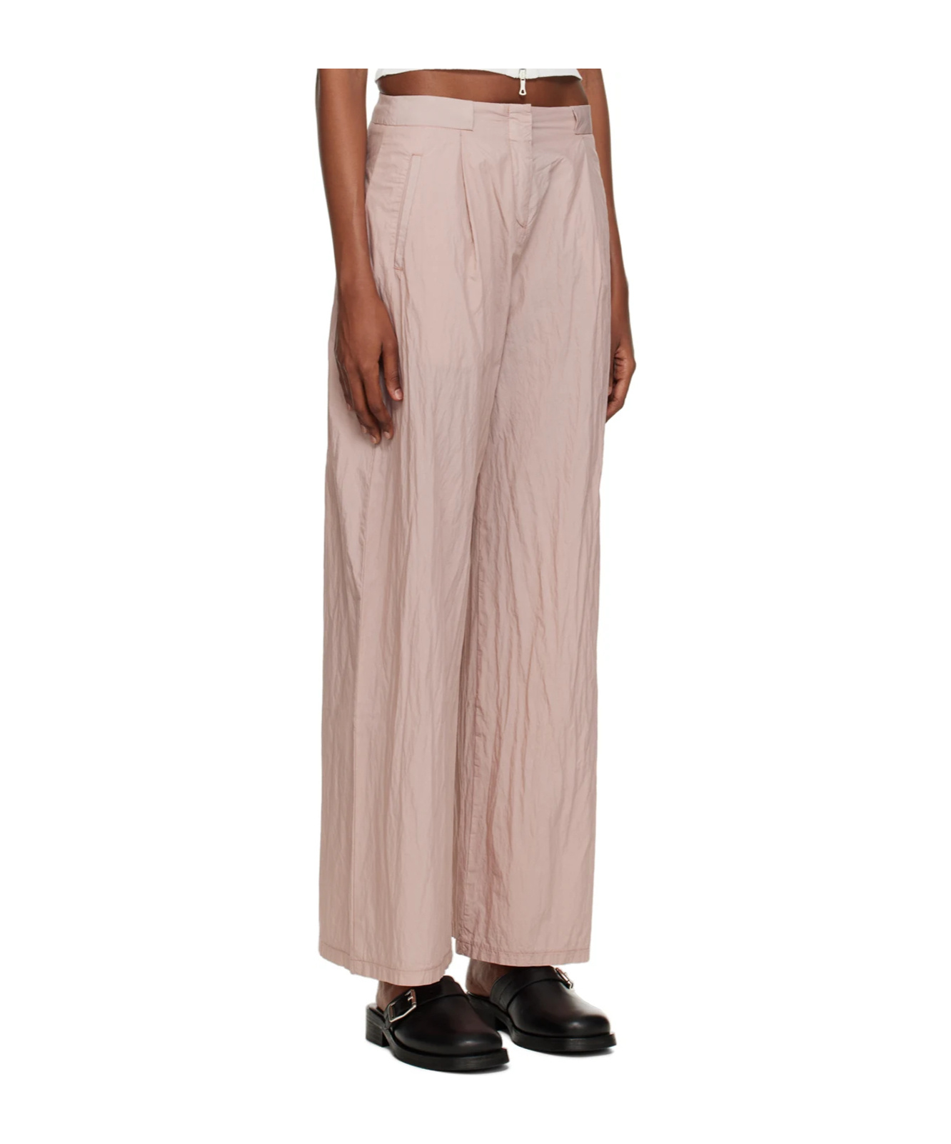 Our Legacy High-waisted Wide-leg Trousers In Nude
