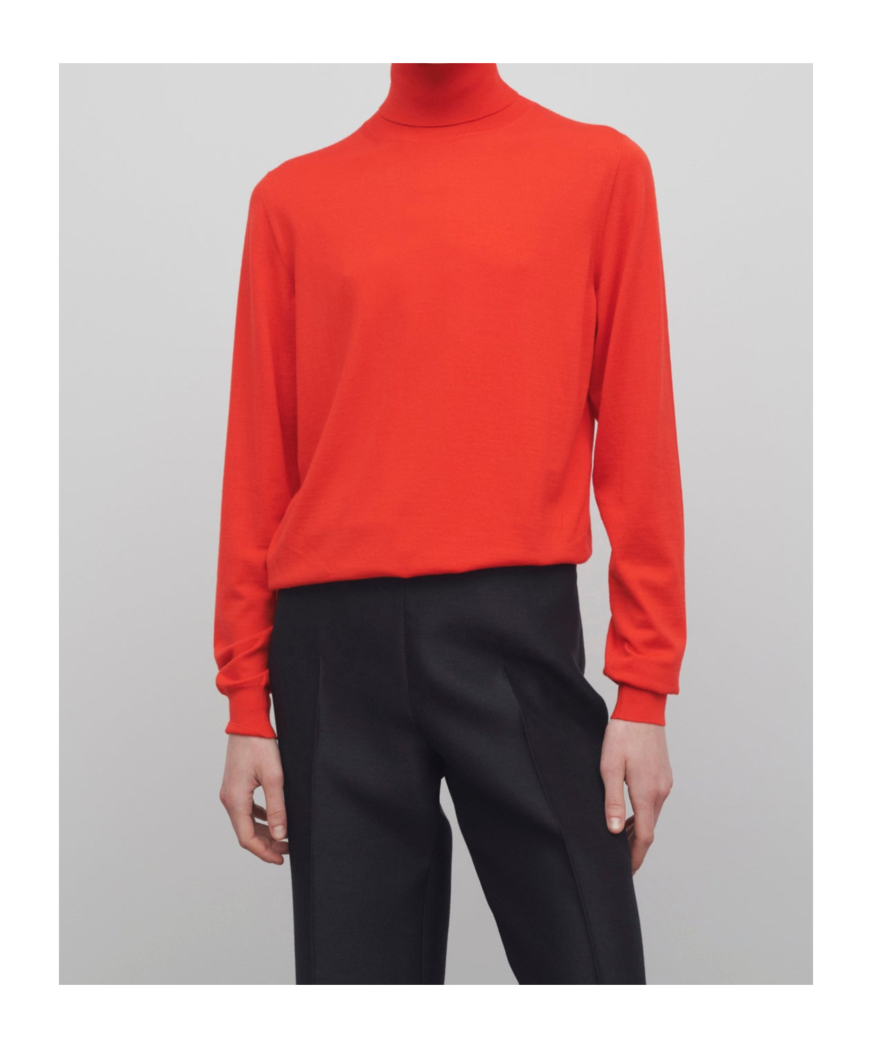 The Row Heva Wool Sweater In Red