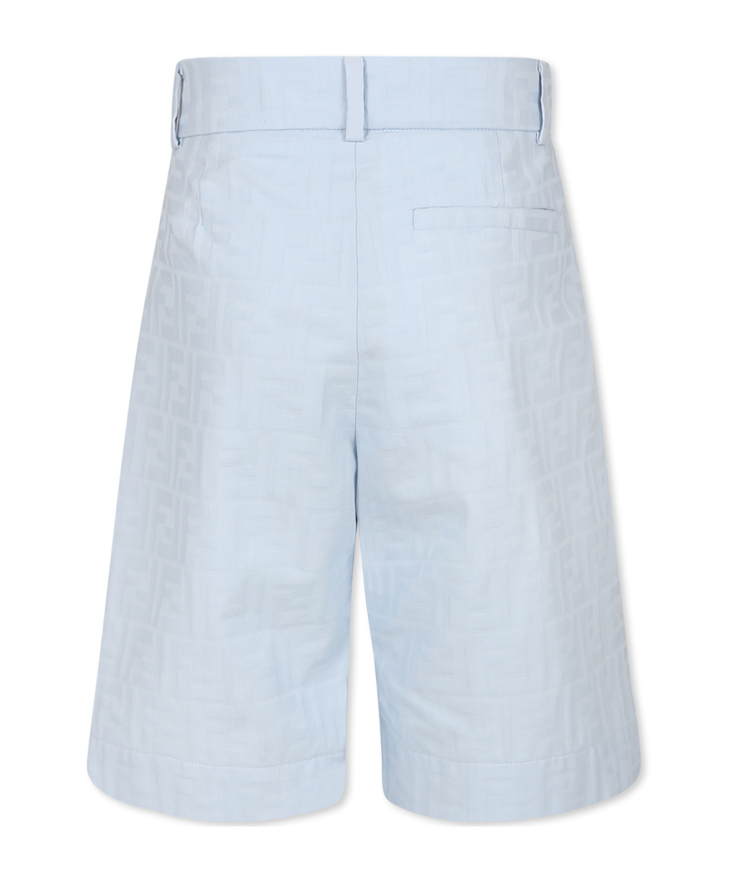 Fendi Belt-loop Shorts In Blue