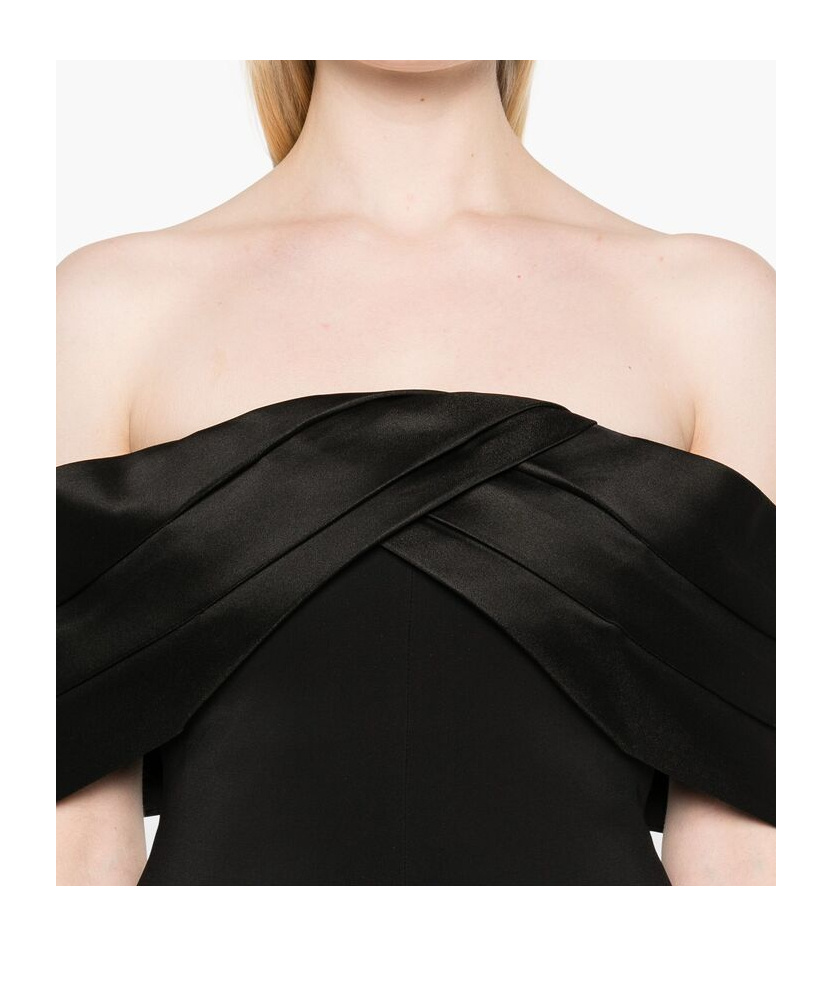 Shop Anine Bing Fleur Mini Dress In Black