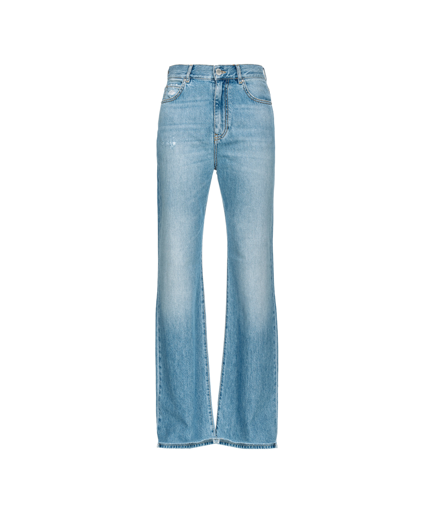 Pinko Belt-loop Jeans In Blue