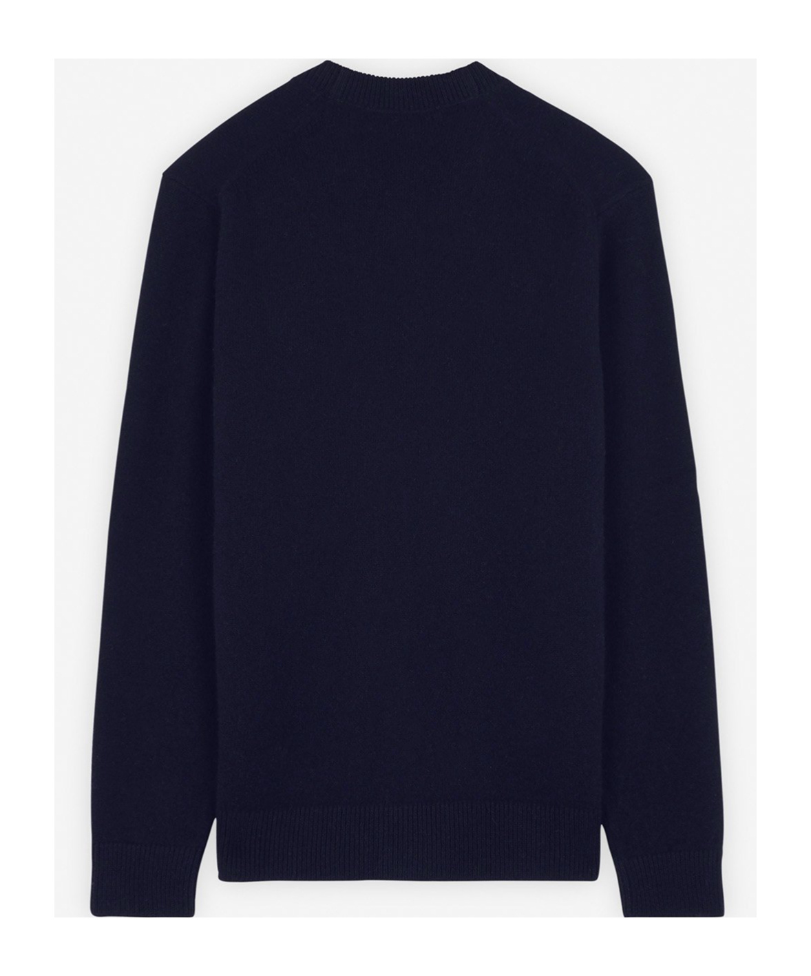 Shop Maison Kitsuné Bold Fox Head-patch Cardigan In Black