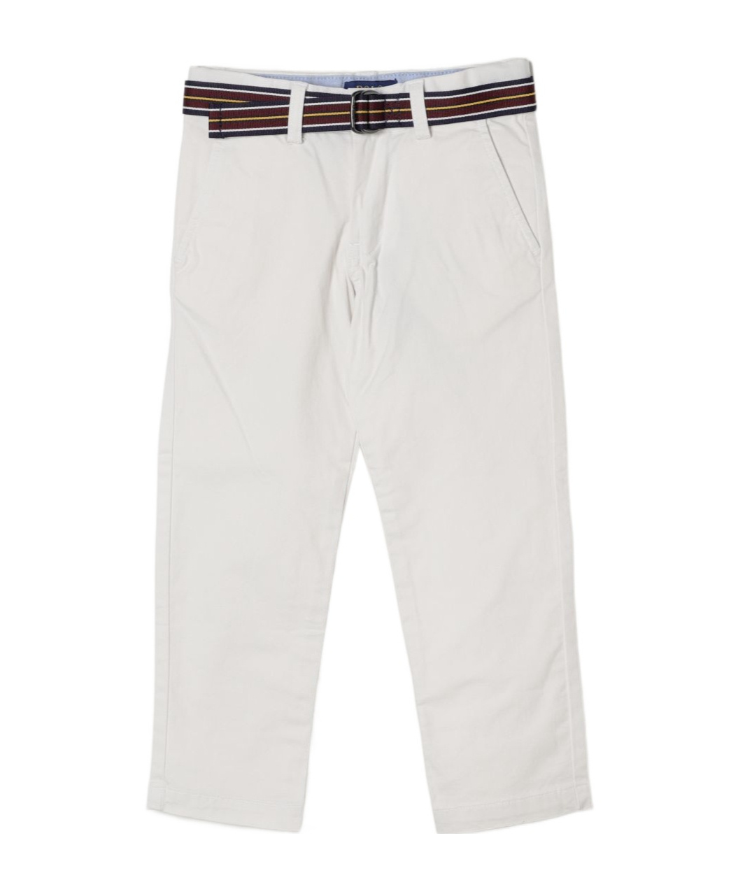 POLO RALPH LAUREN POLO RALPH LAUREN KIDS POLO PONY EMBROIDERED BELTED TROUSERS