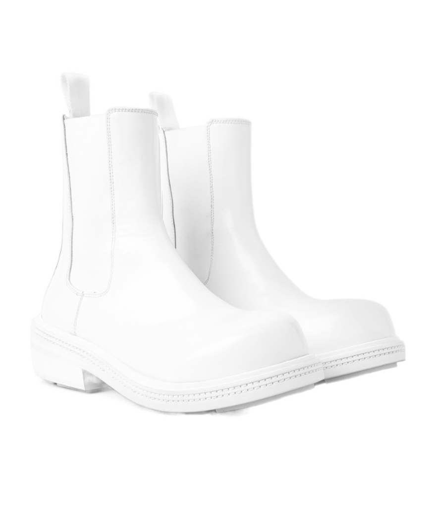 BOTTEGA VENETA ROUND-HEAD SHORT BOOTS