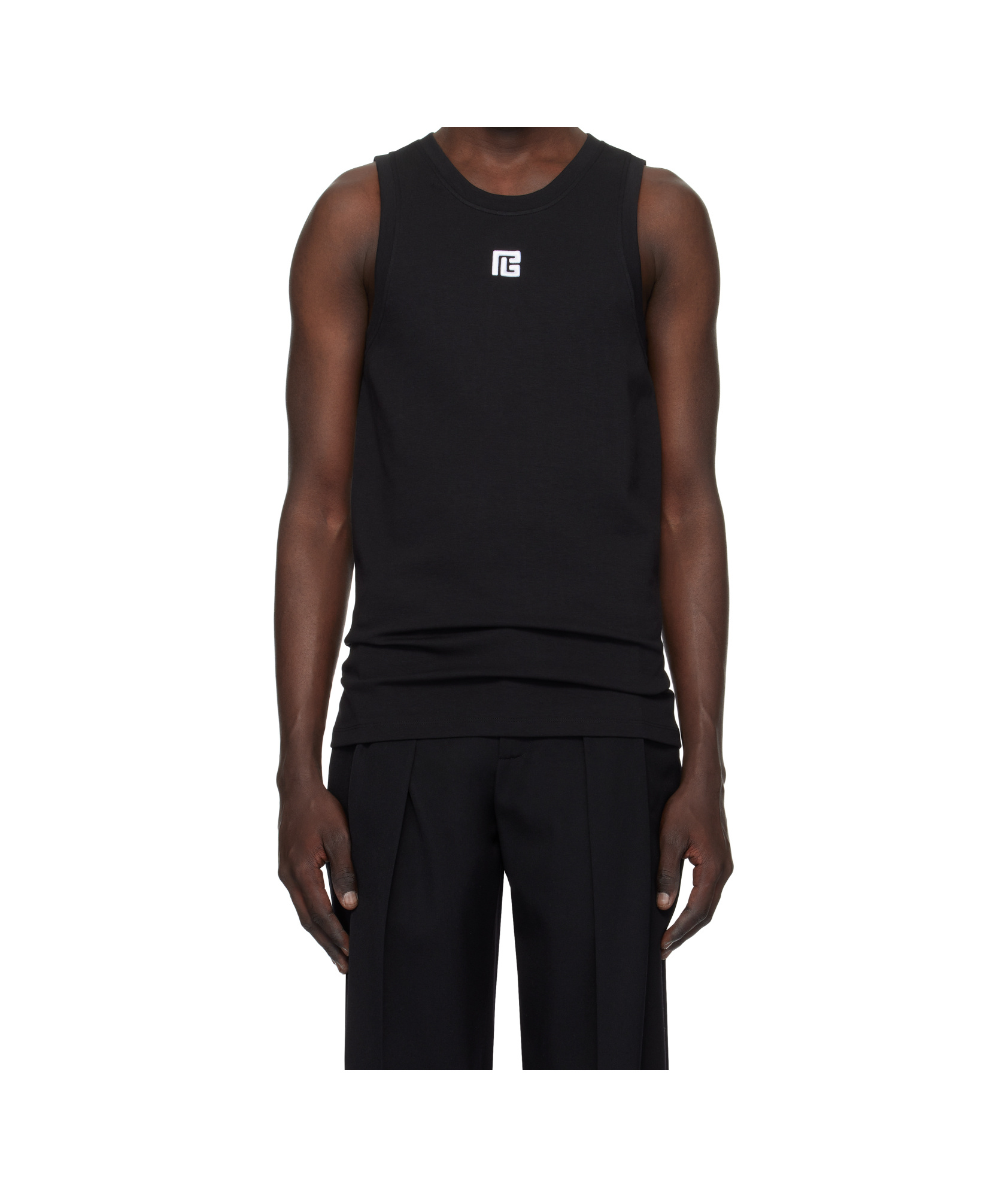 Balmain Top - Negro In Black