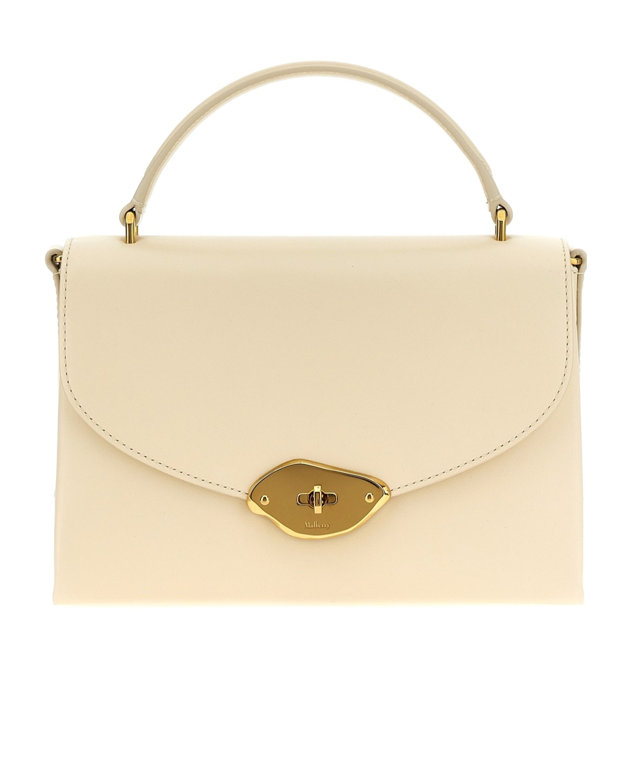 Mulberry "lana Top Handle" Handbag In Nude
