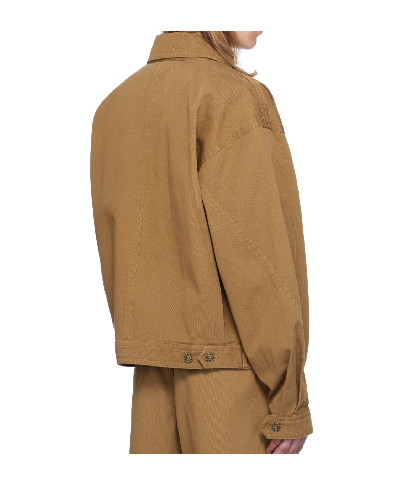 Isabel Marant Lapel Long-sleeved Casual Jacket In Brown