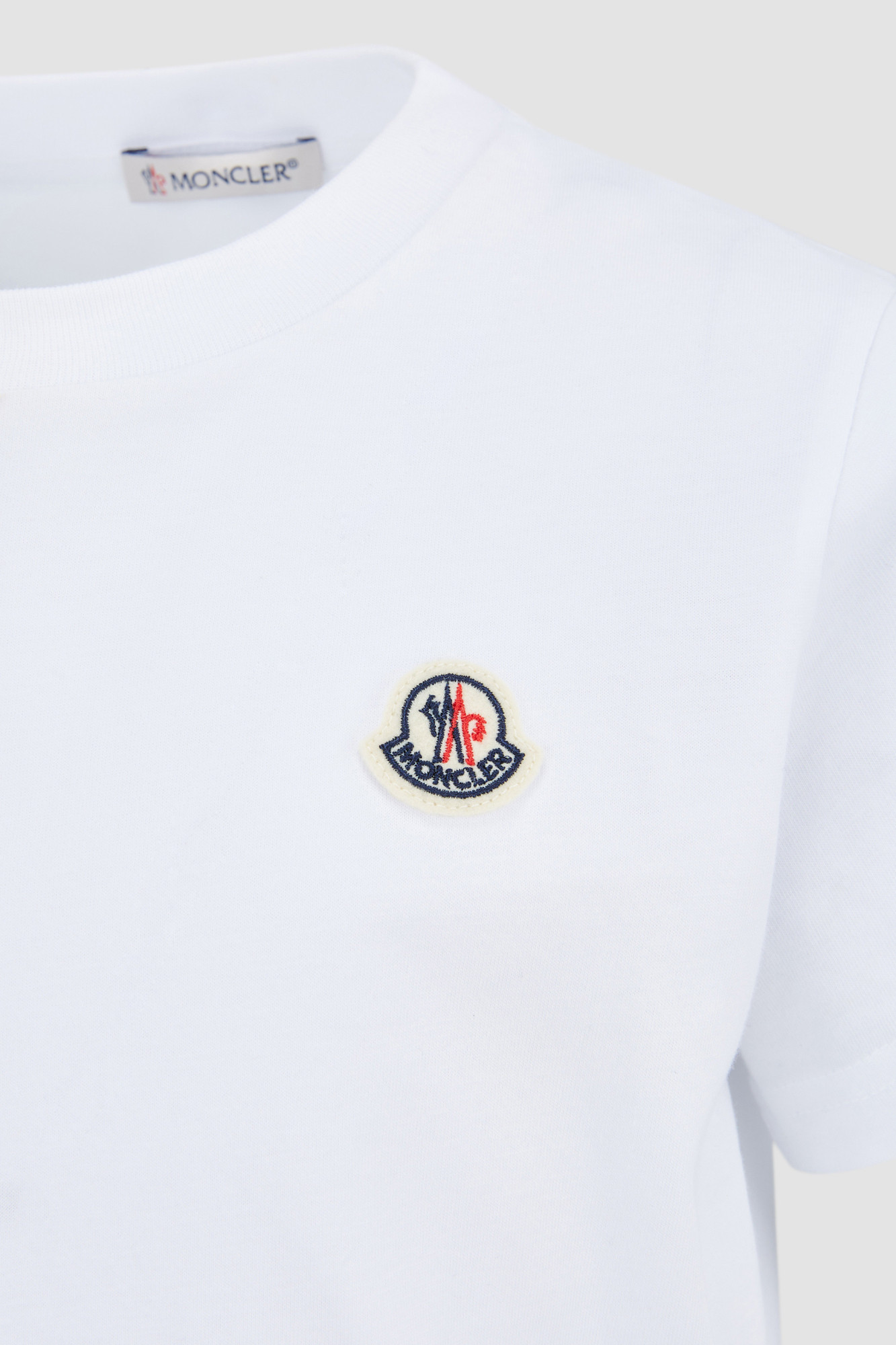 Moncler Logo Short-sleeved T-shirt In White