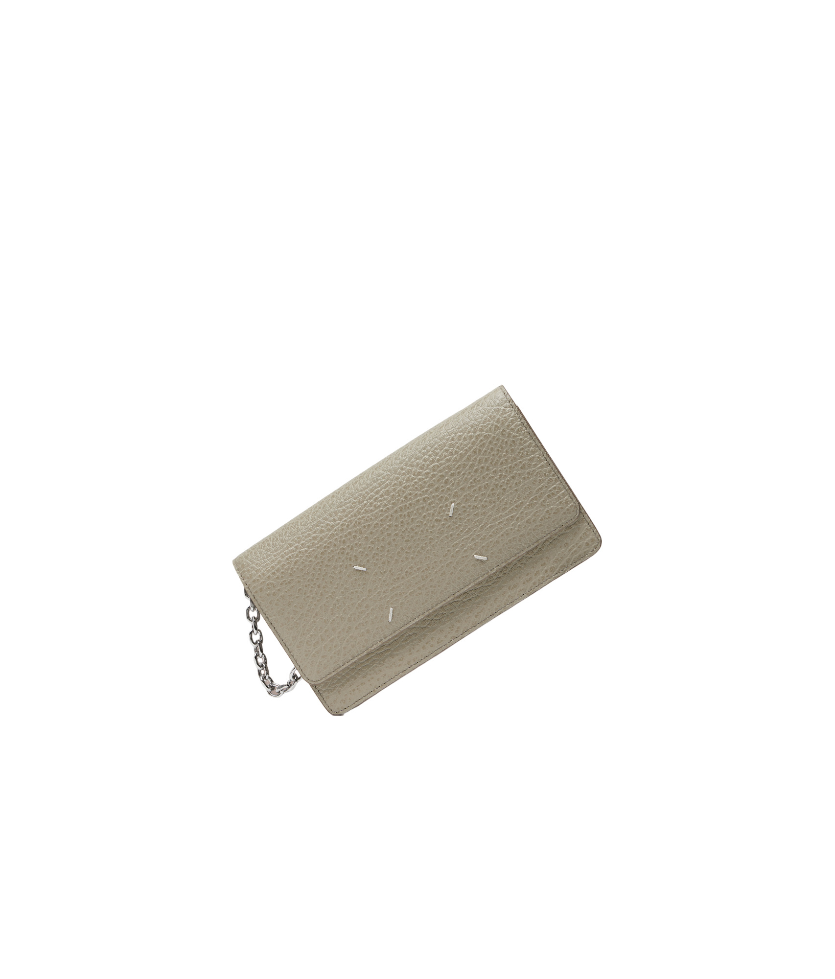 Maison Margiela Medium Wallet-on-chain In Nude
