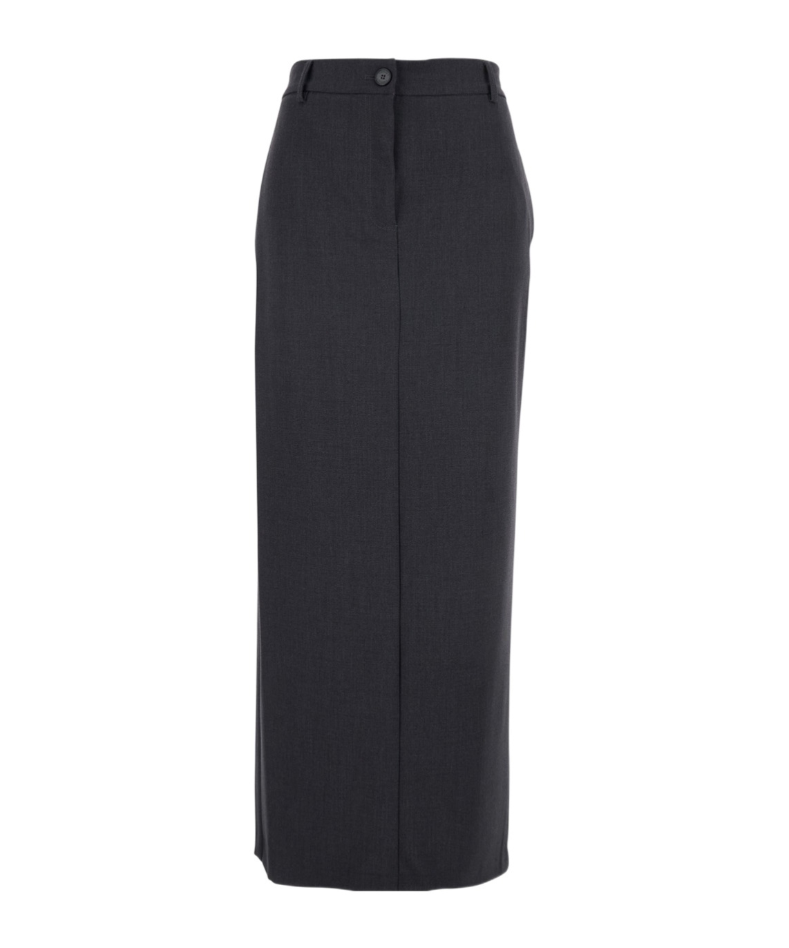 Twinset Logo Half-length Skirt In Gray
