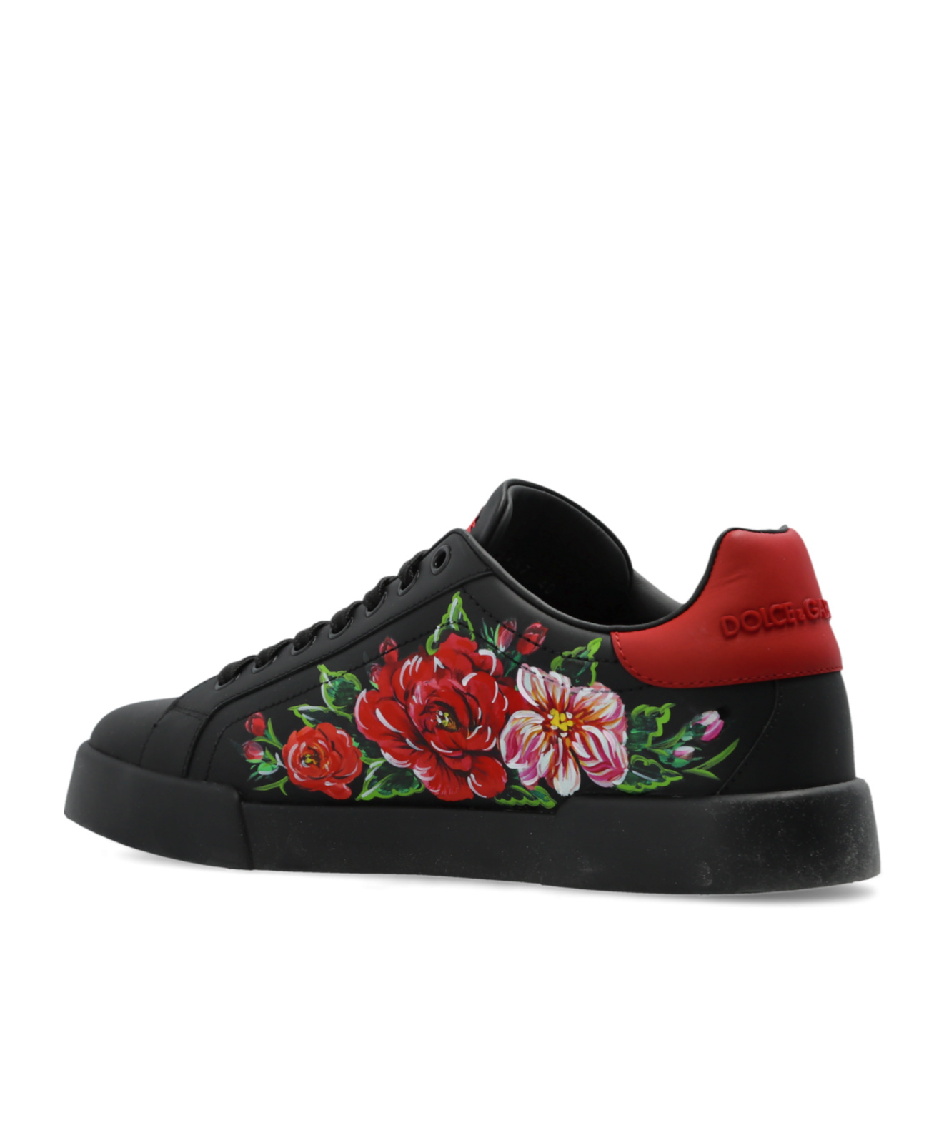 Dolce & Gabbana Laced Sneakers In Black