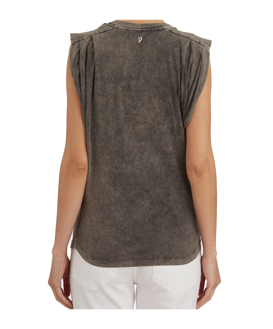 Dondup T-shirt In Cotone In Gray