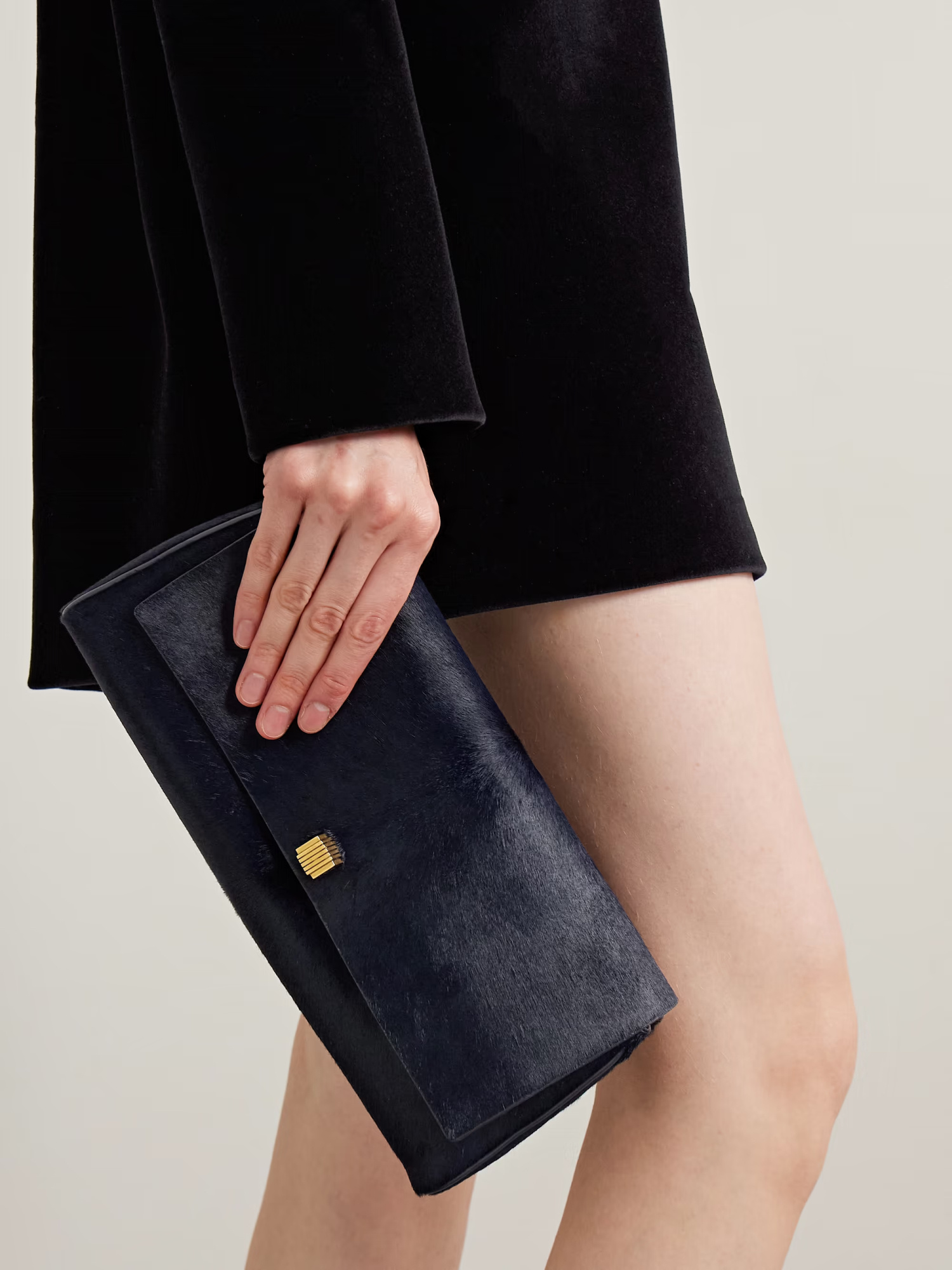 Khaite Audrey Clutch Bag In Blue
