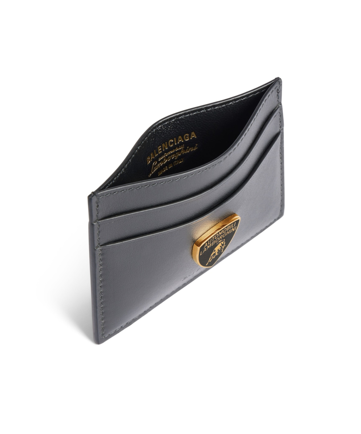 Balenciaga Men's Automobili Lamborghini Card Holder In Black