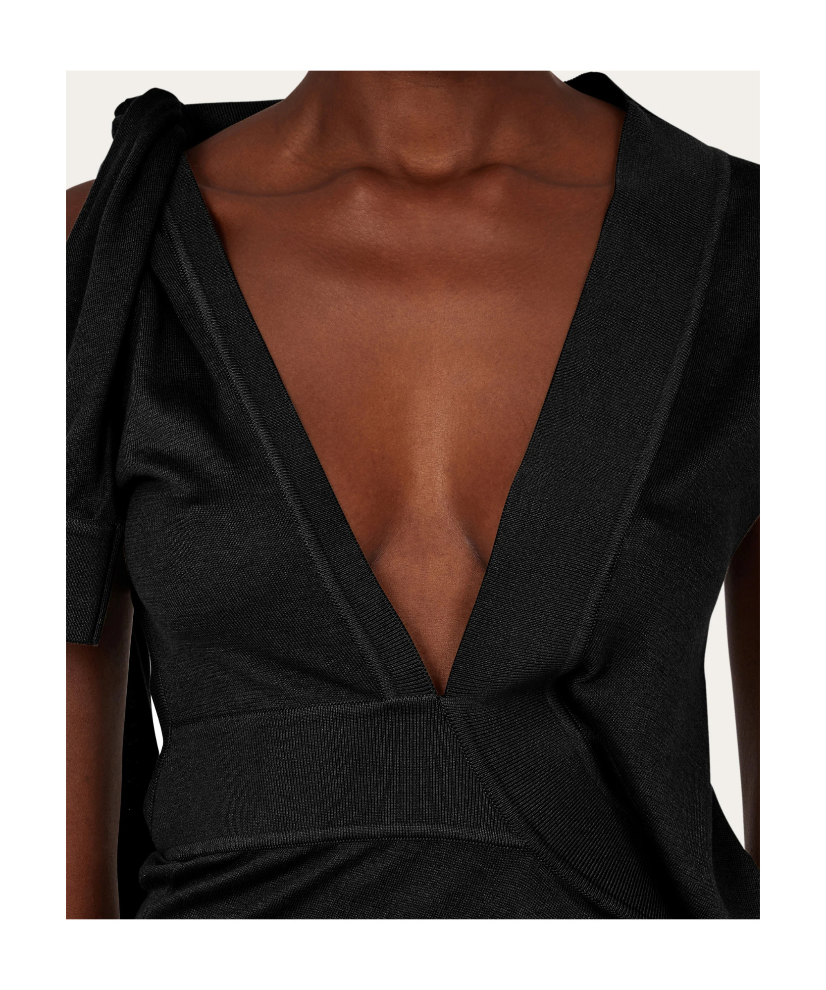 Ferragamo Sleeveless Knitted Dress In Black