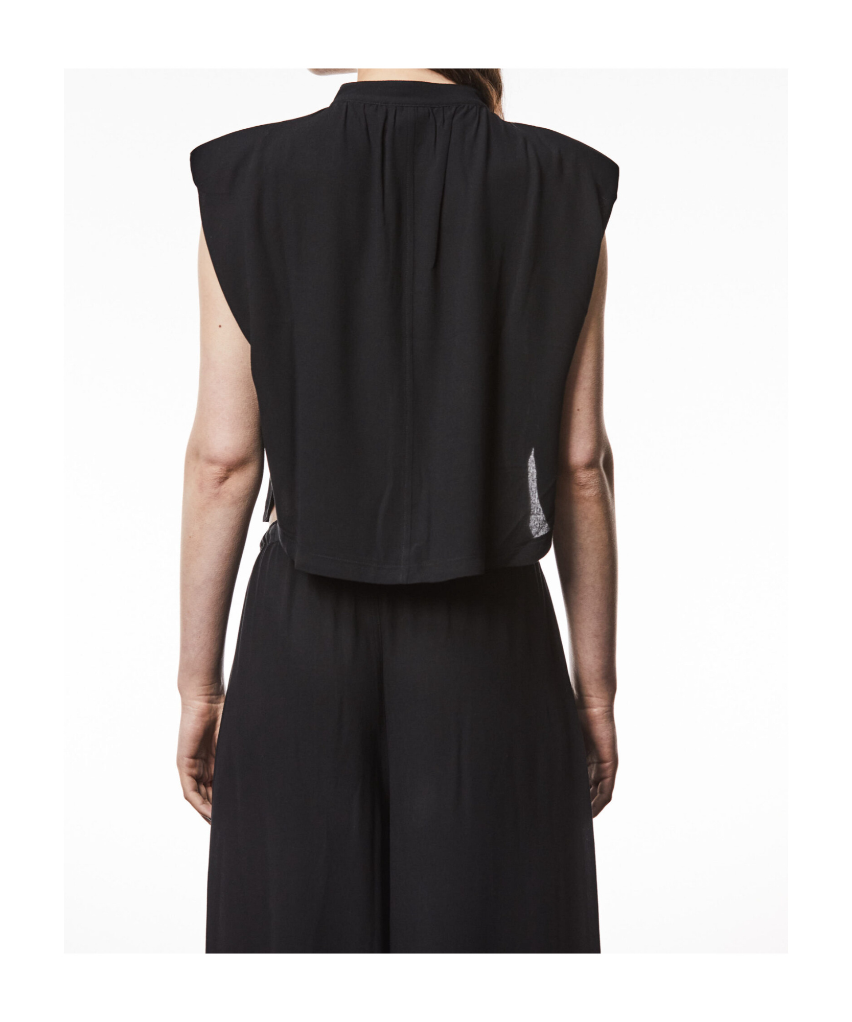 Thom Krom Sleeveless Top In Black