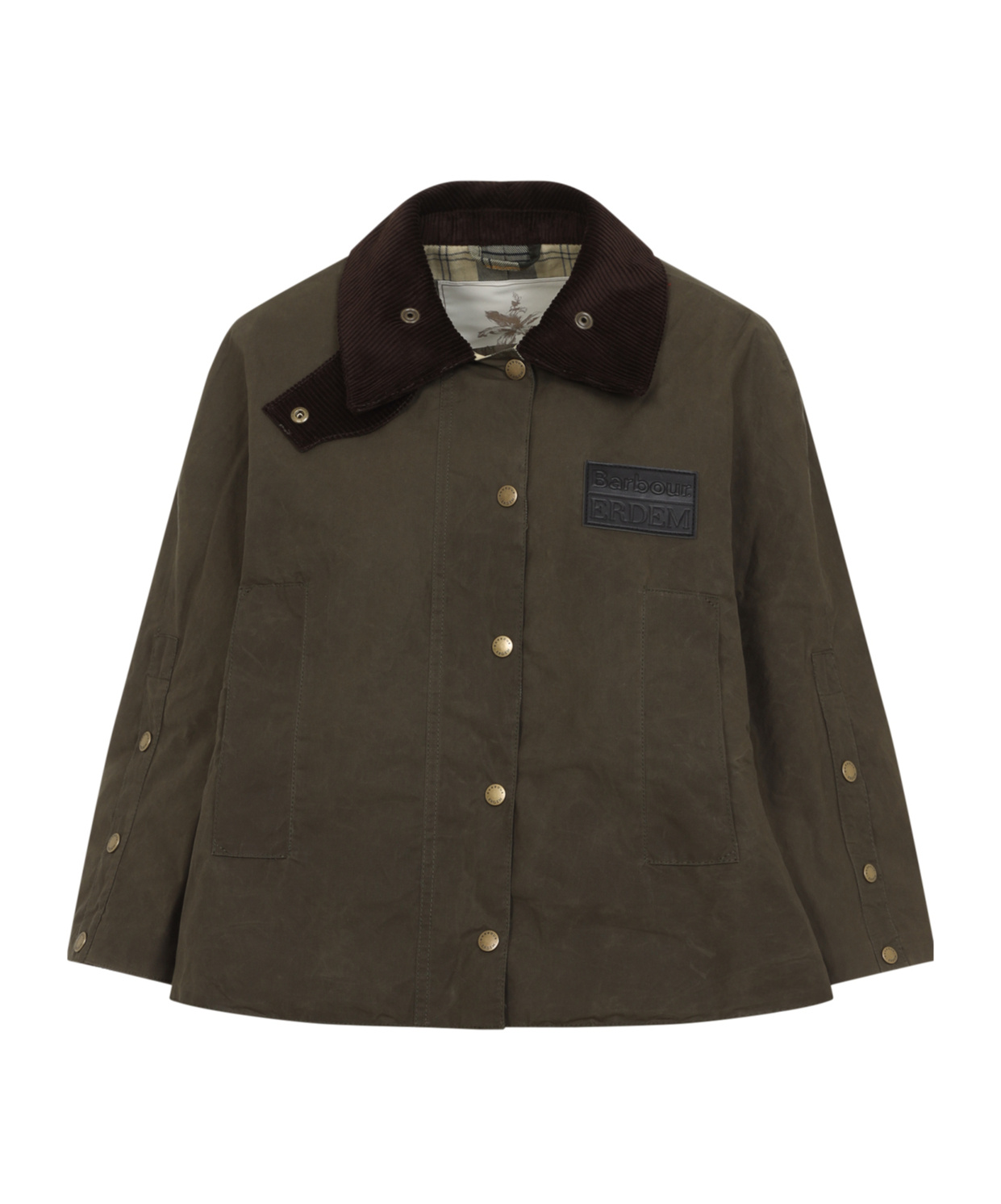 Barbour Long-sleeved Double-sided Casual Jacket In Black
