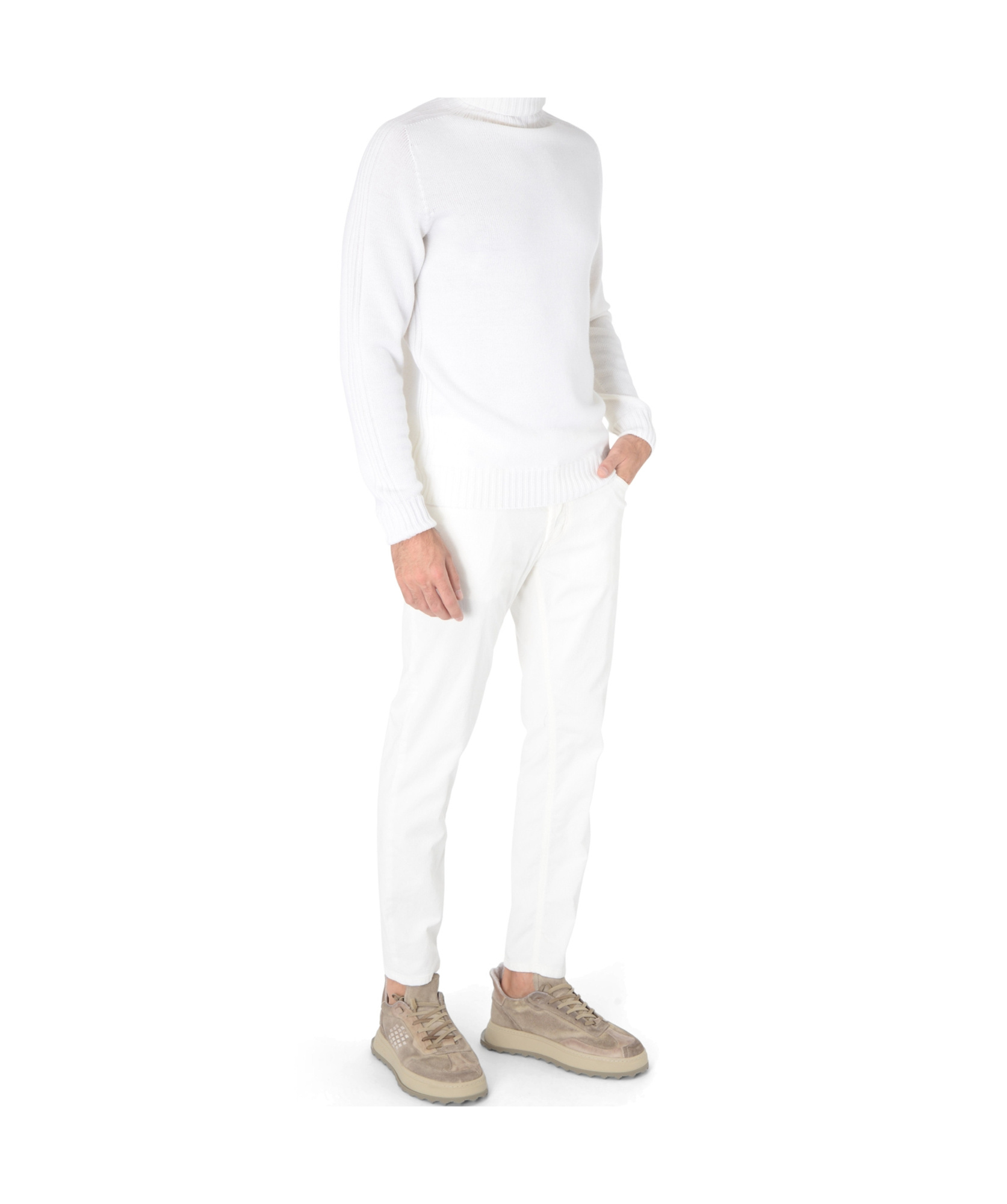 Dondup Pantalone In White