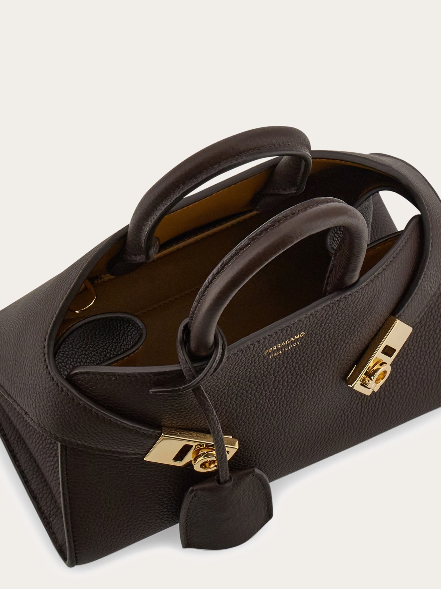 Ferragamo Salvatore Mini Hug Top Handle Bag