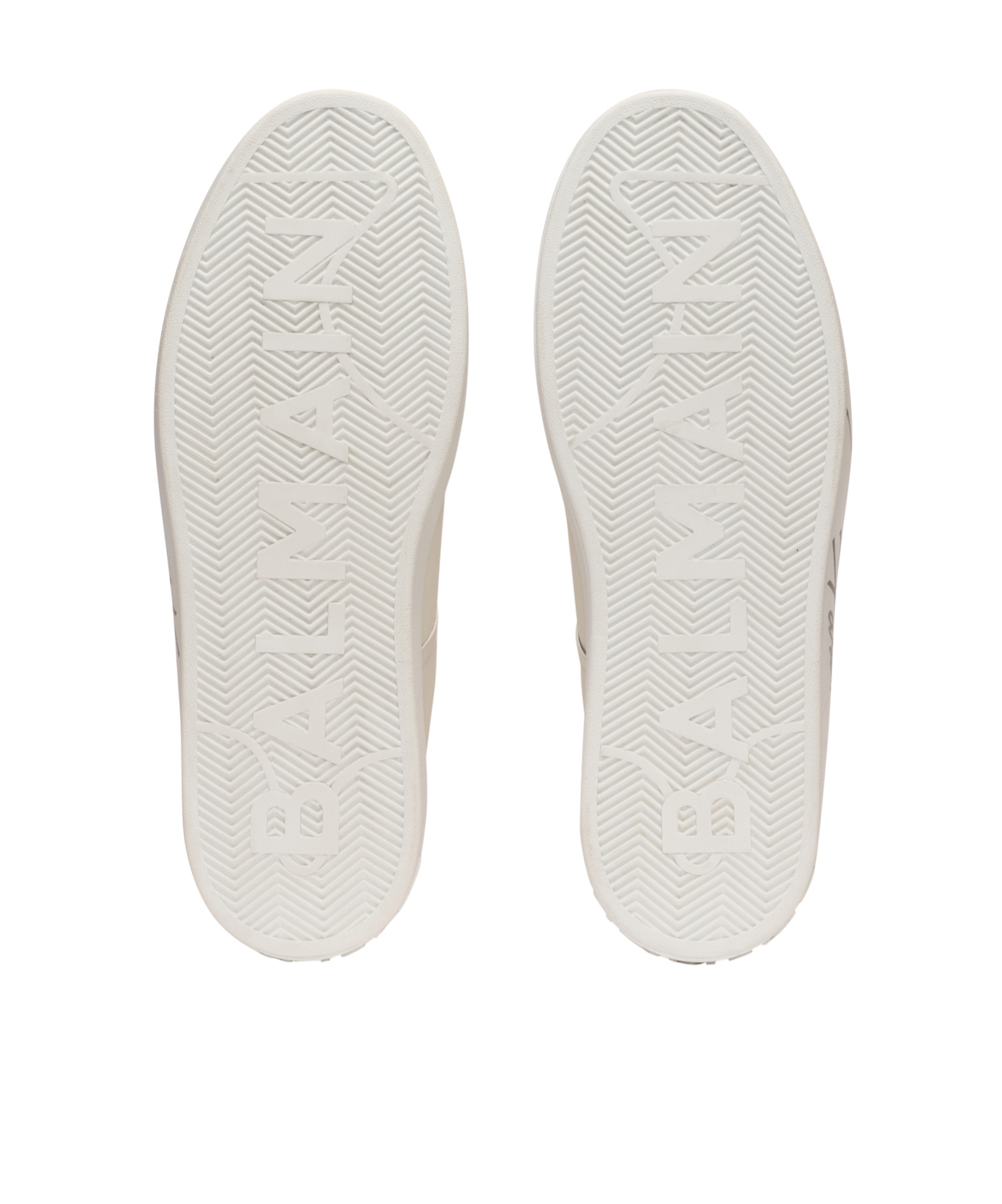 Balmain B-court Low-top Sneakers In White