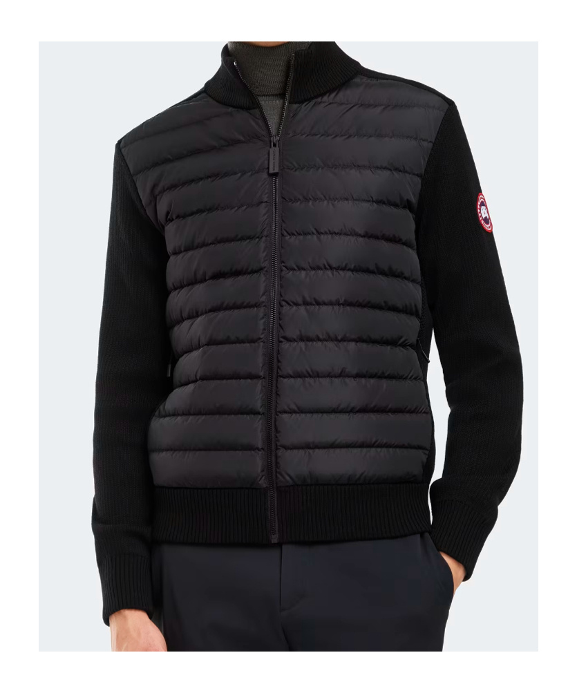 Canada Goose Hybridge Knit Jacket In Black