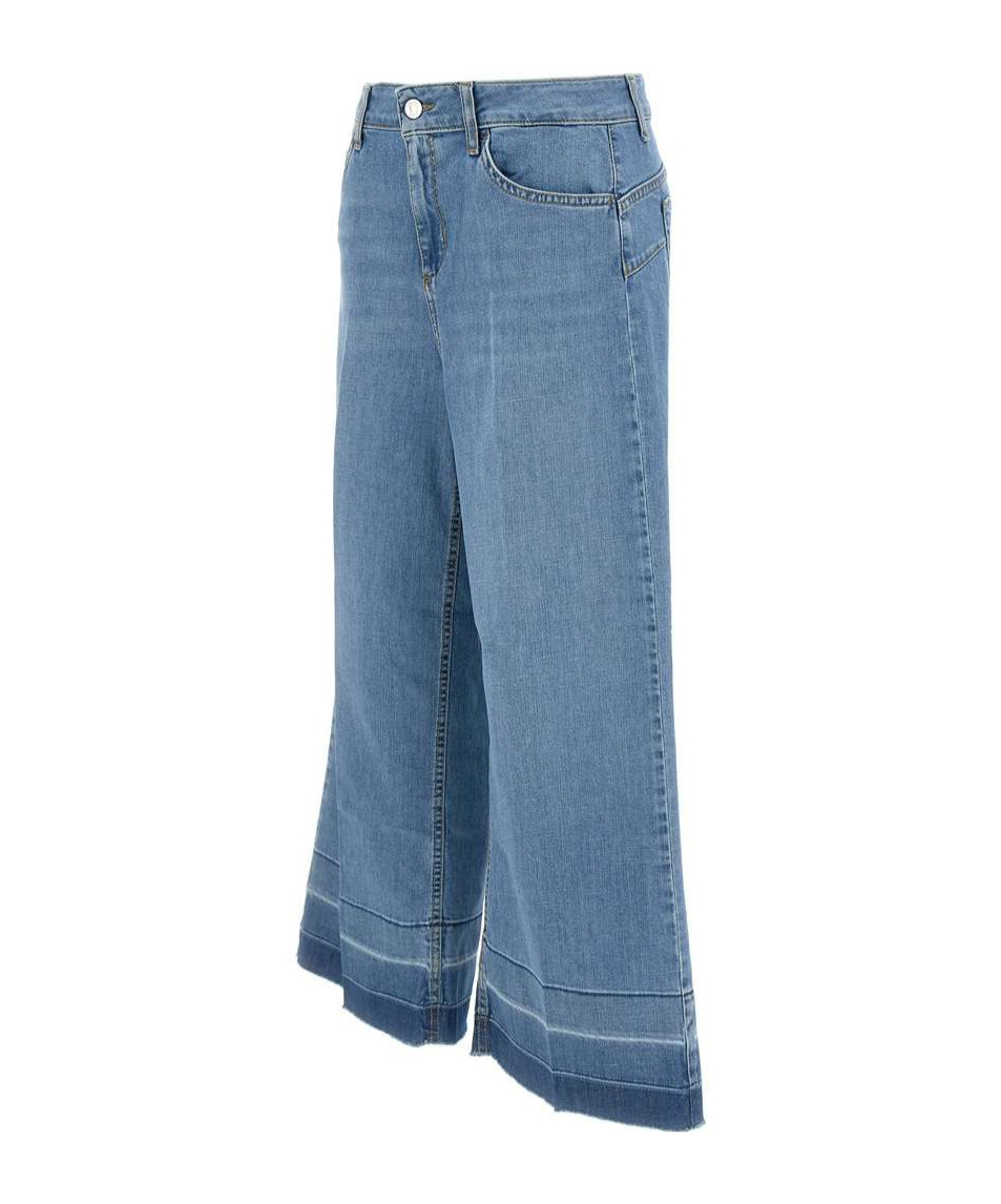 Liu •jo Wide-leg Design Flare Leg Jeans In Blue