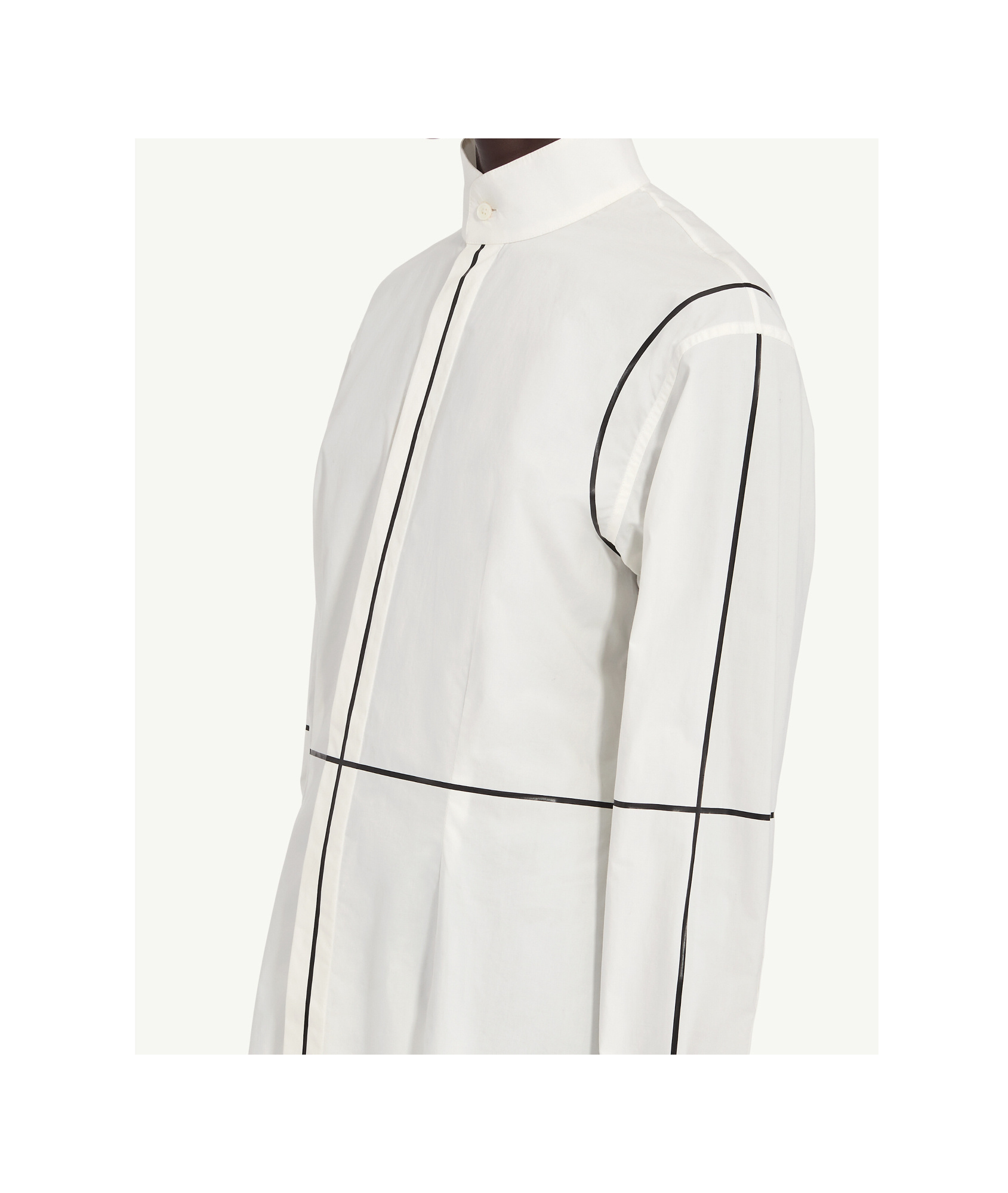 Mm6 Maison Margiela Poplin Shirt In White