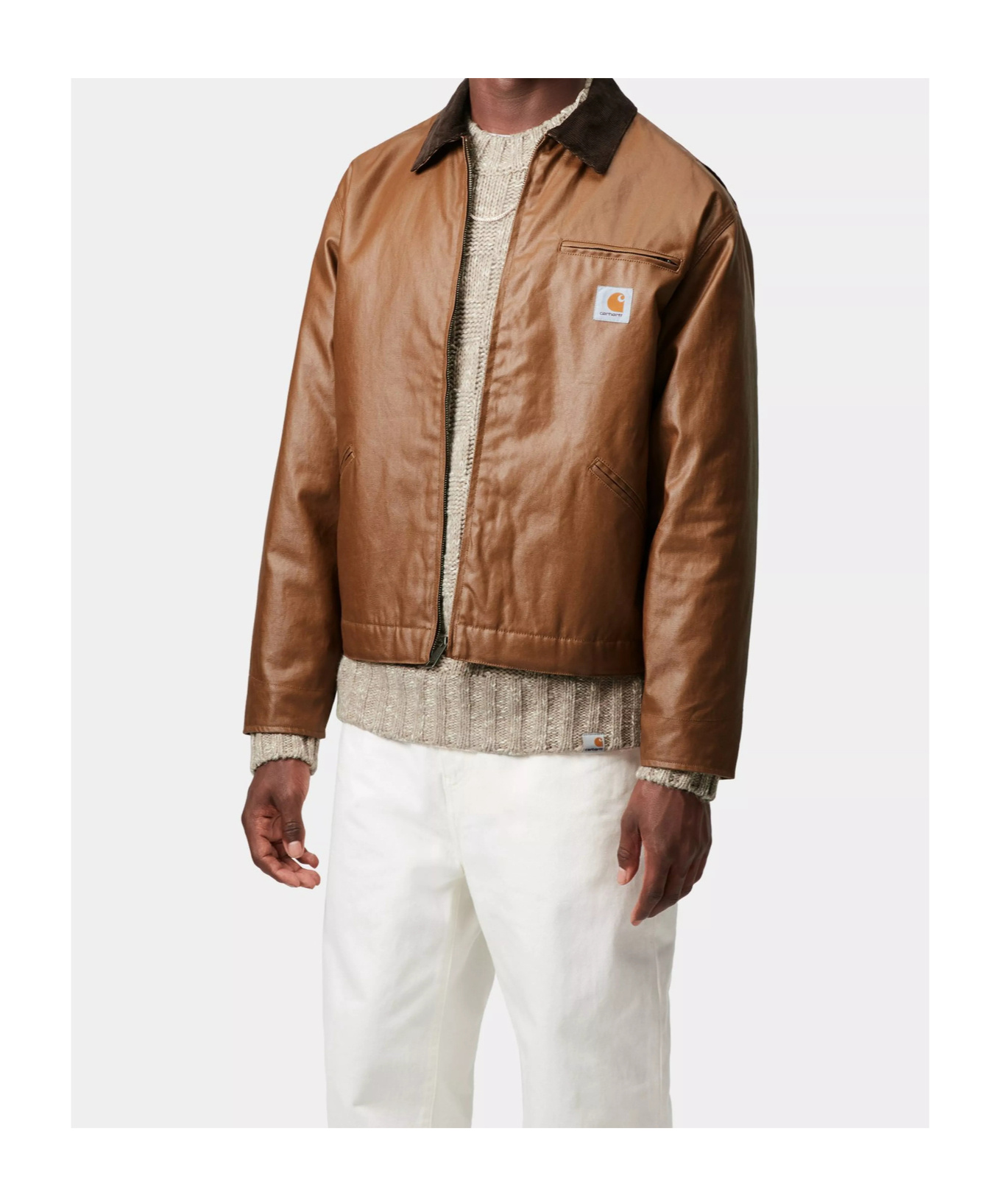 Carhartt Og Dean Jacket In Brown