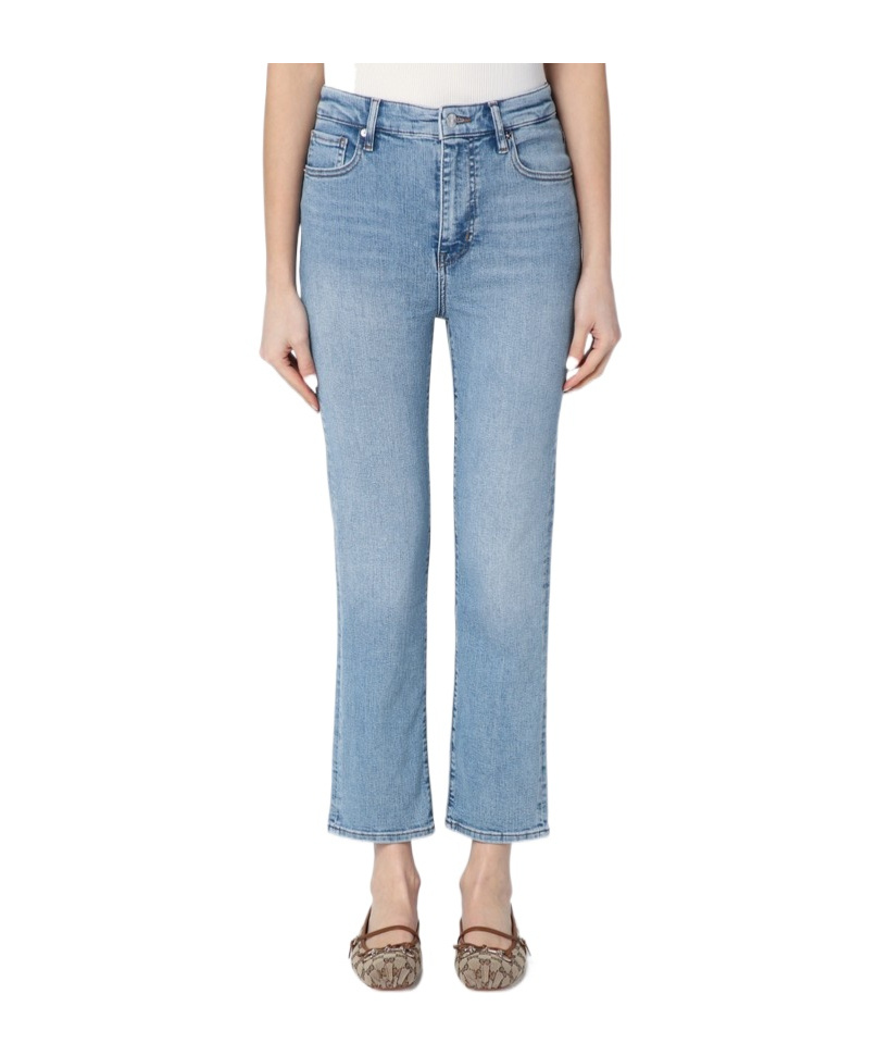 Frame Belt-loop Jeans In Blue