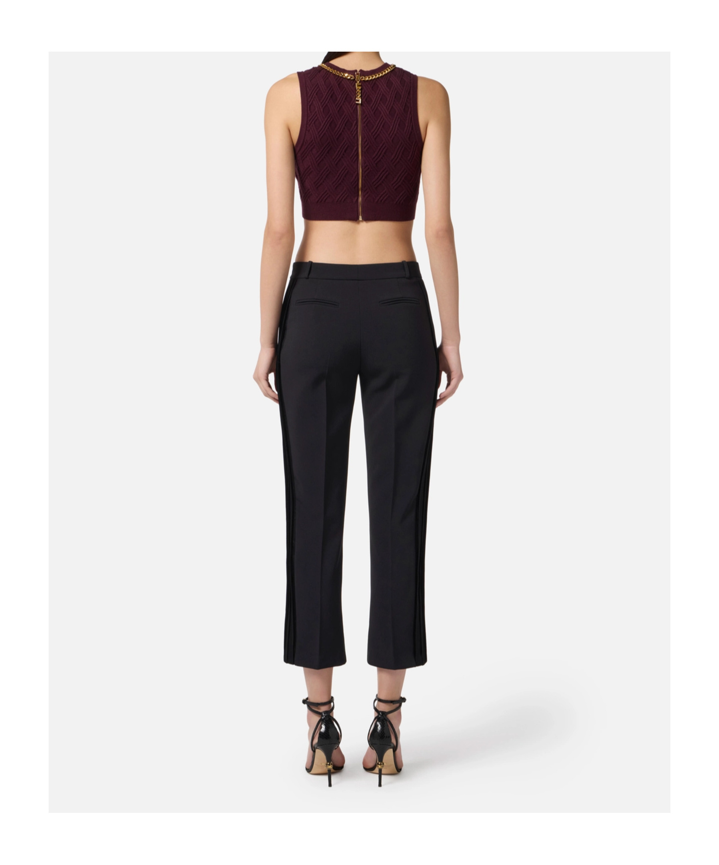 Elisabetta Franchi Pants In Black