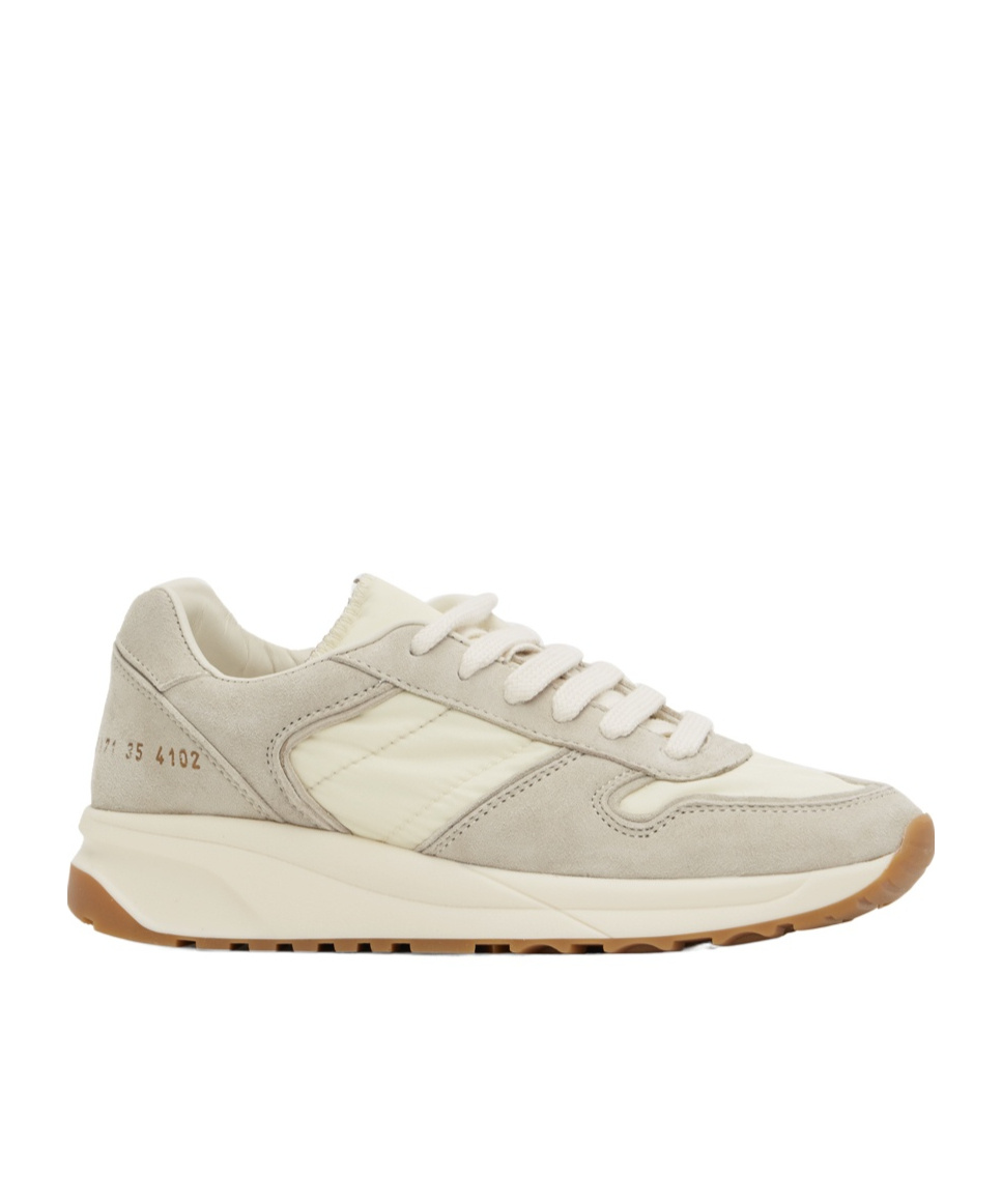 Shop Common Projects Track Premium Sneakers In Nude