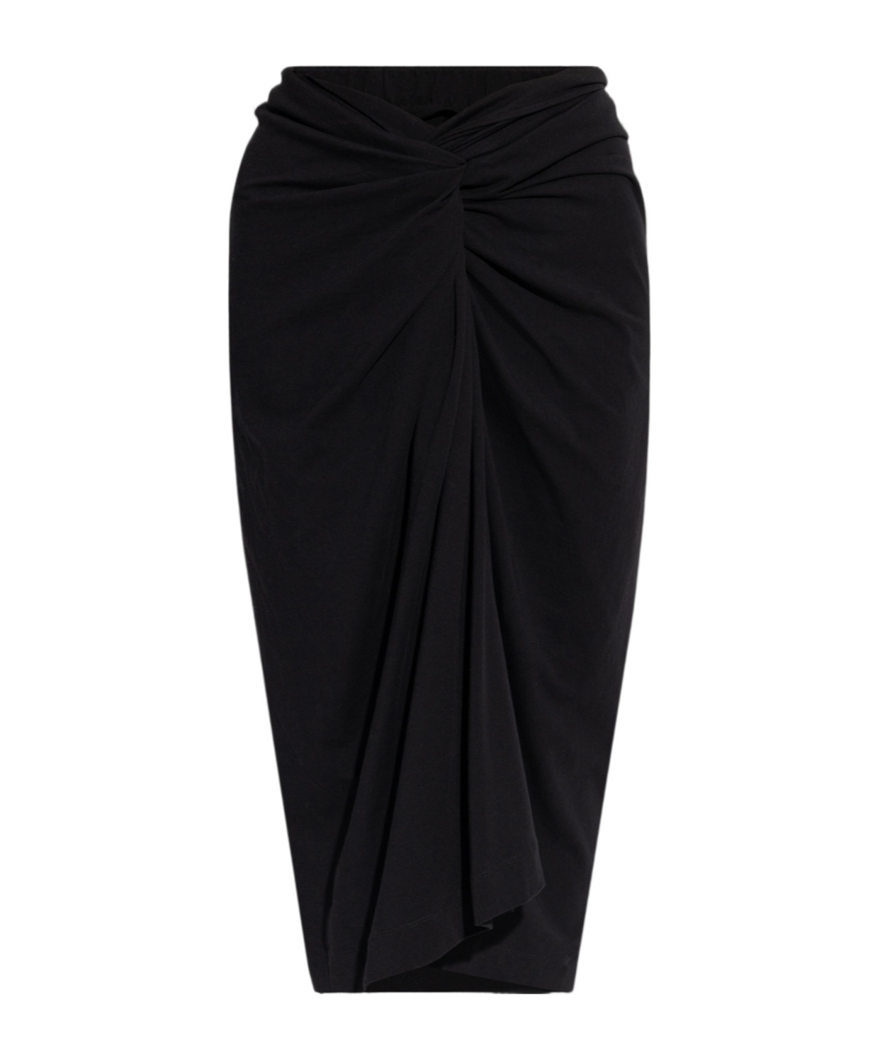 Dries Van Noten Draped Skirt In Black