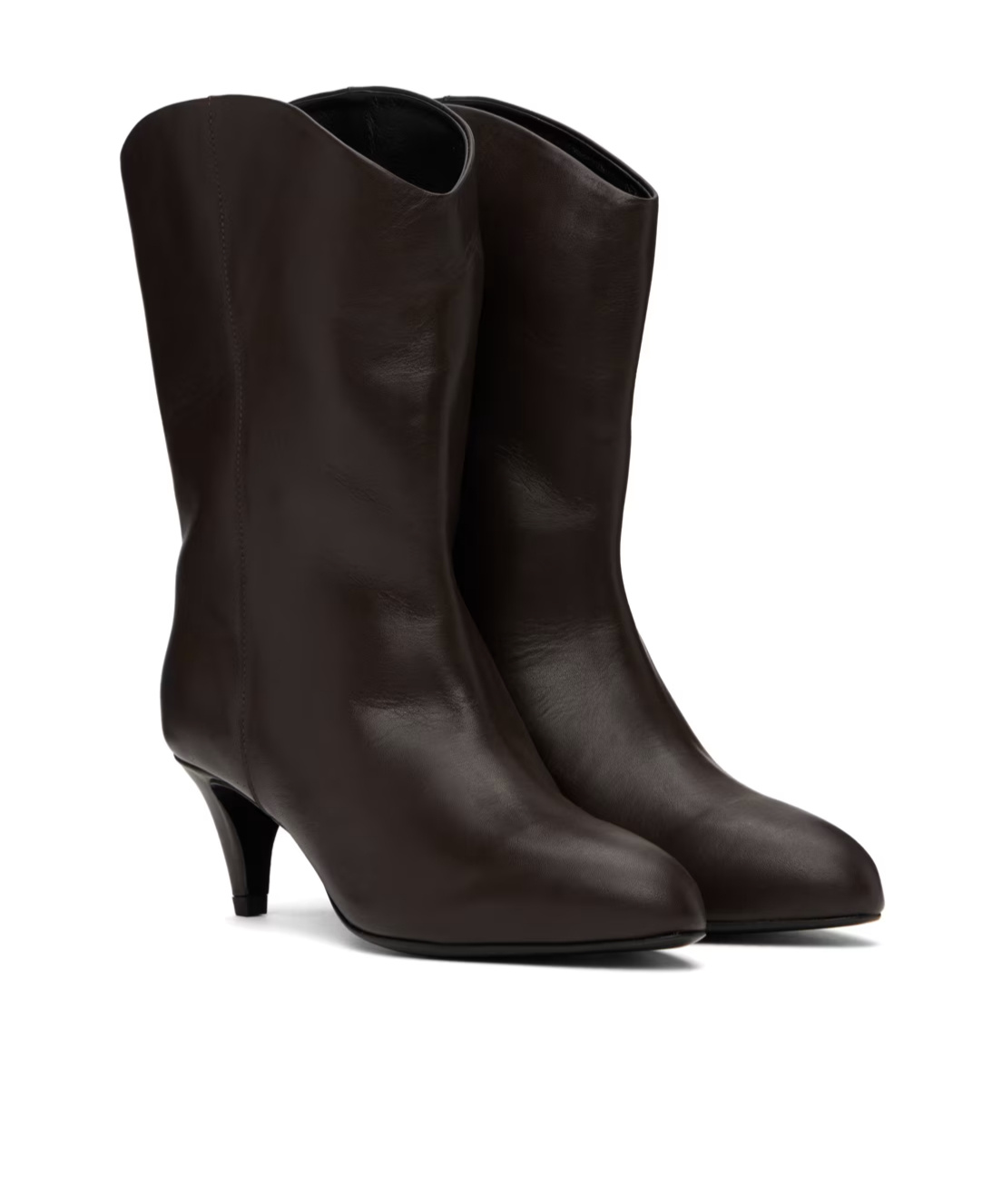 By Far Osage Pointed Short Boots In Black