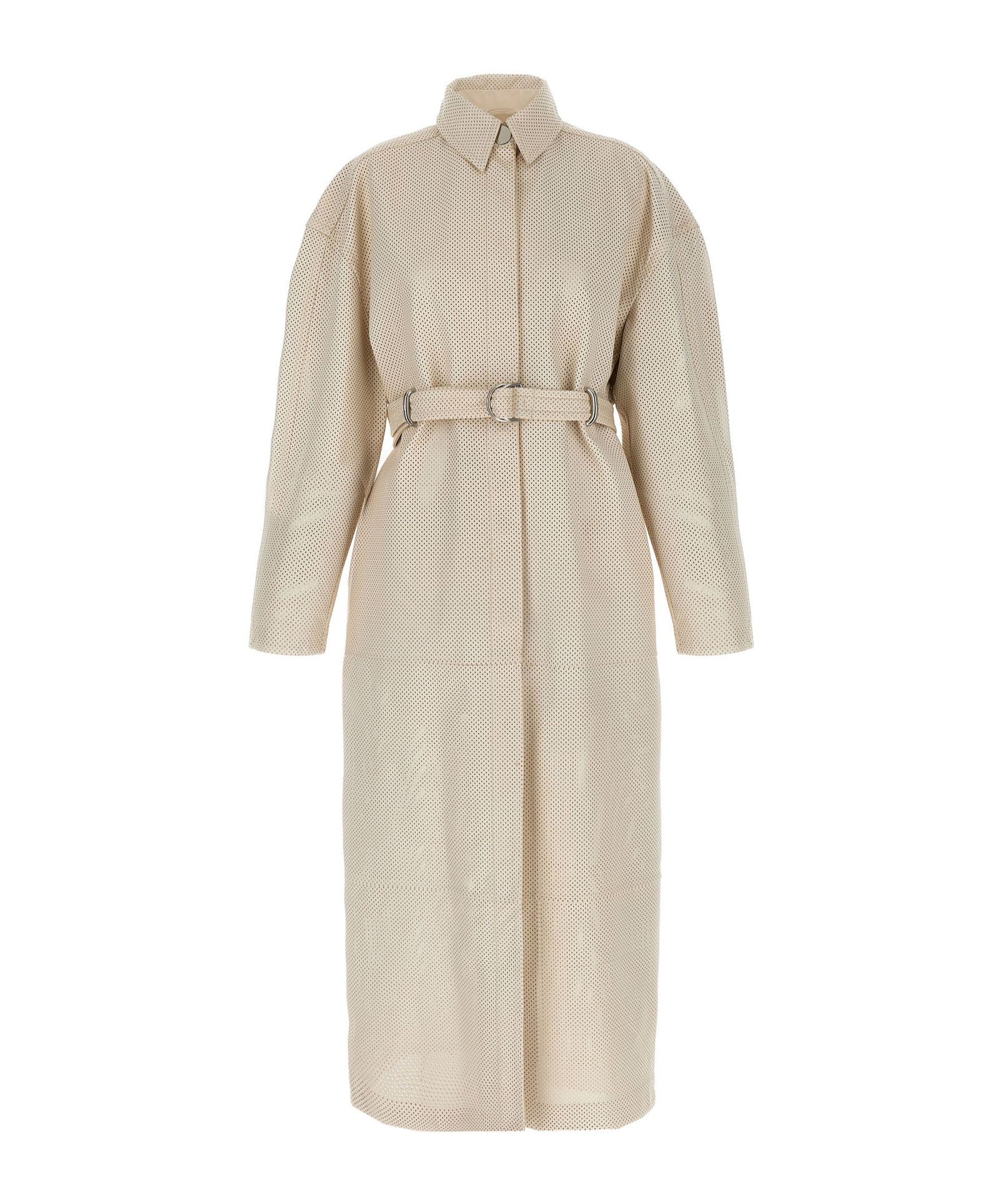Shop Sportmax Antiope Trench Coat In Nude