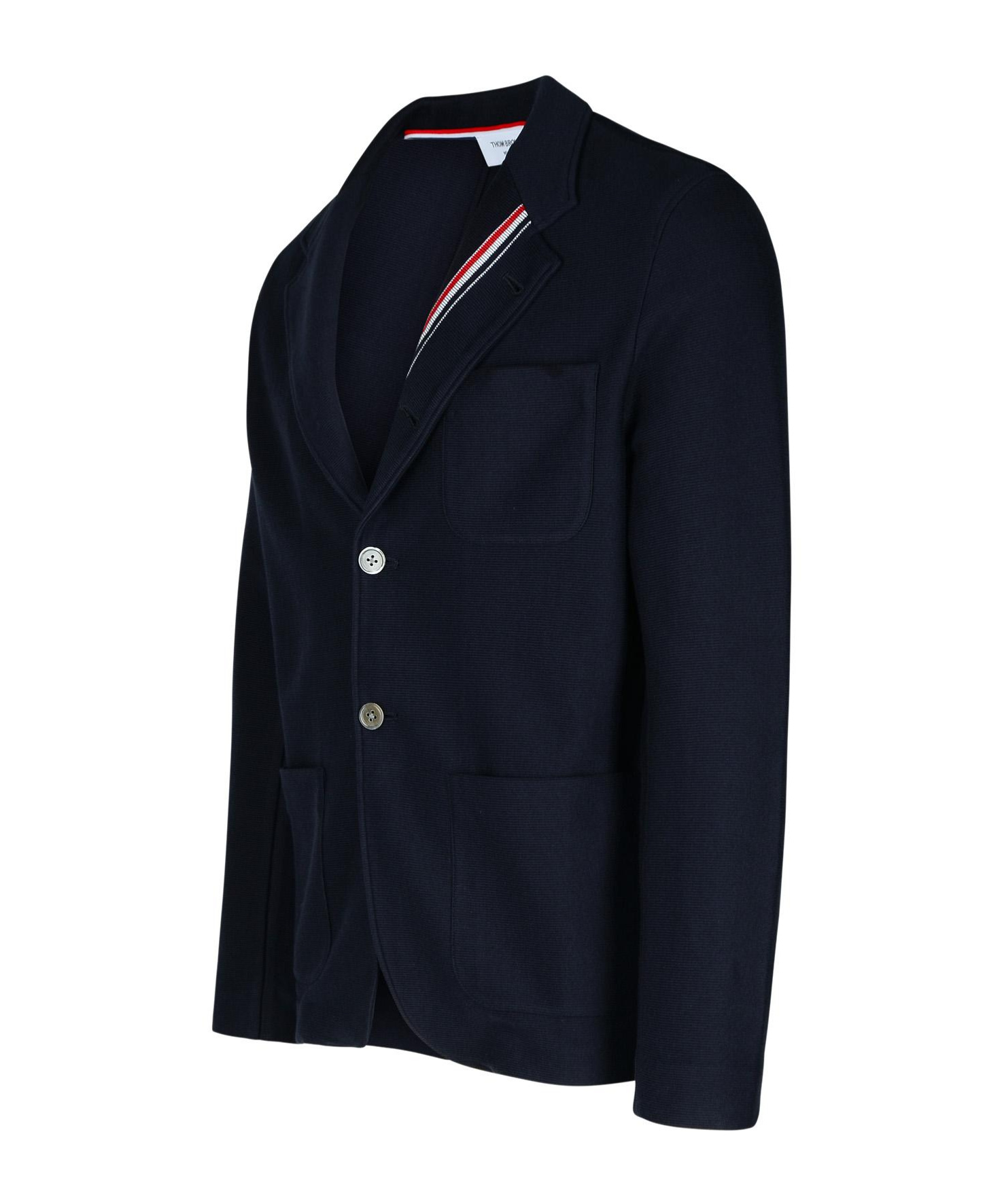 Thom Browne Deconstructed Blazer Featuring Rwb Accents In Black