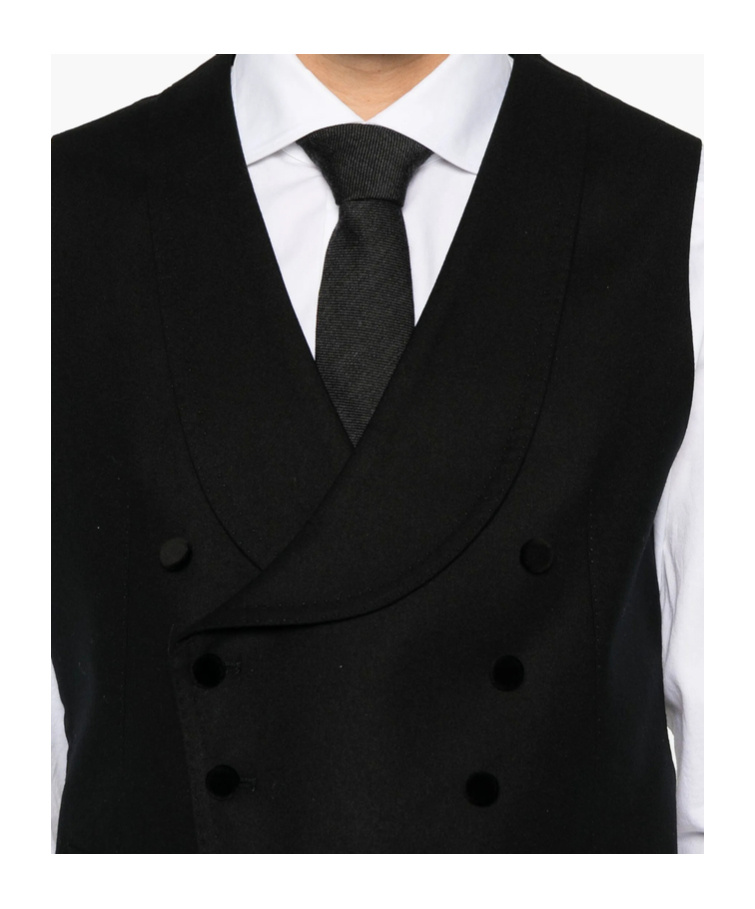 Shop Tagliatore V Neck Vest